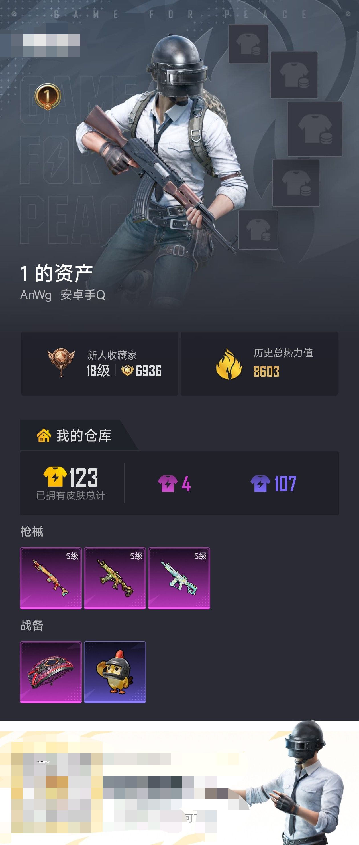 HPZM4162247和平精英账号详情图2 HPZM4162247和平精英账号详情图2