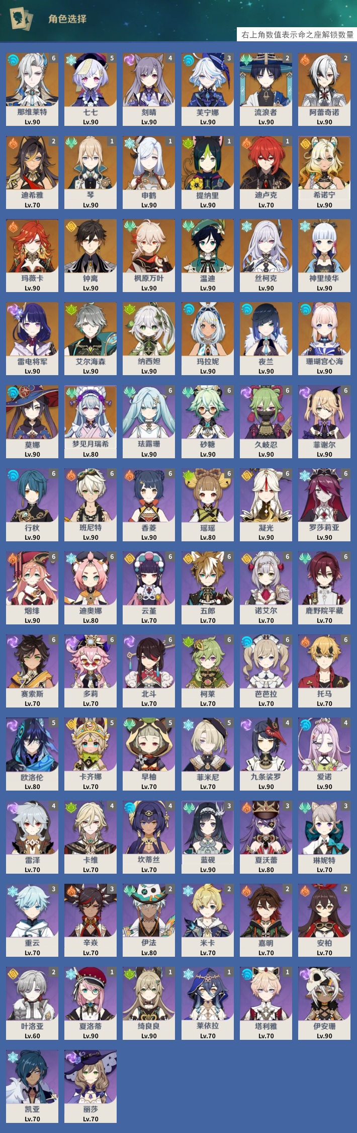 YSMK44061原神账号详情图3