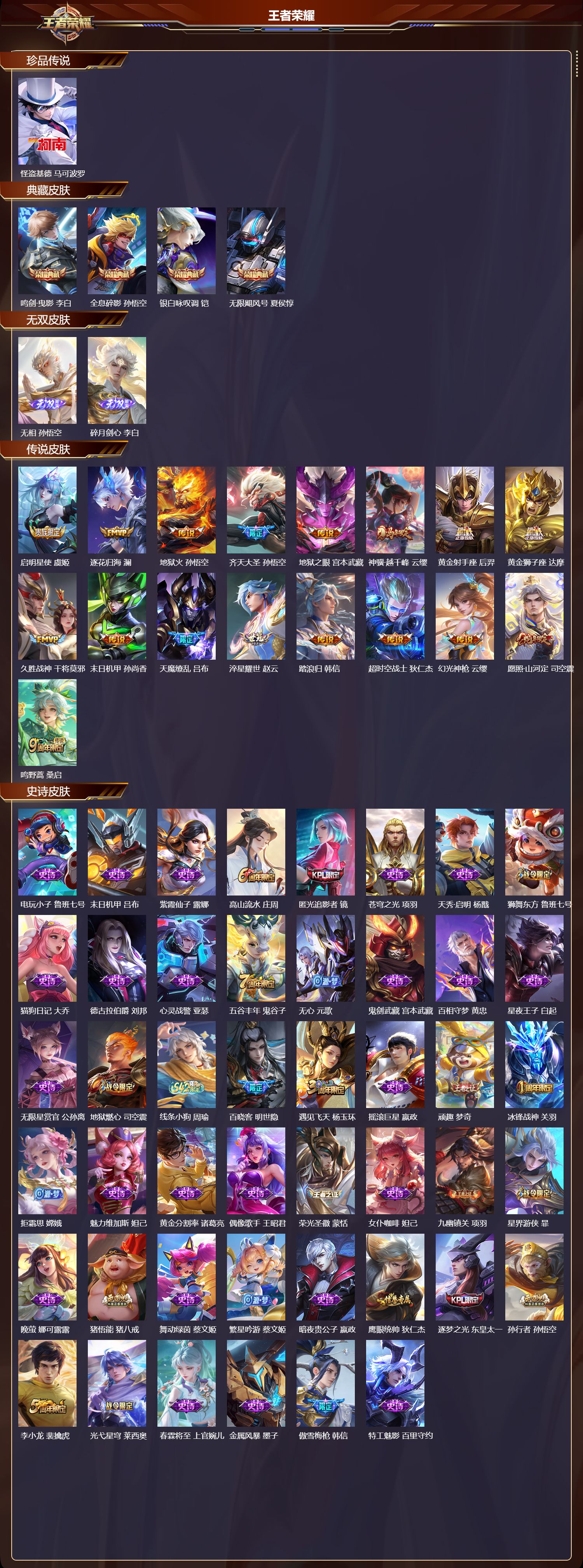 WZCMW4298814王者荣耀账号详情图5