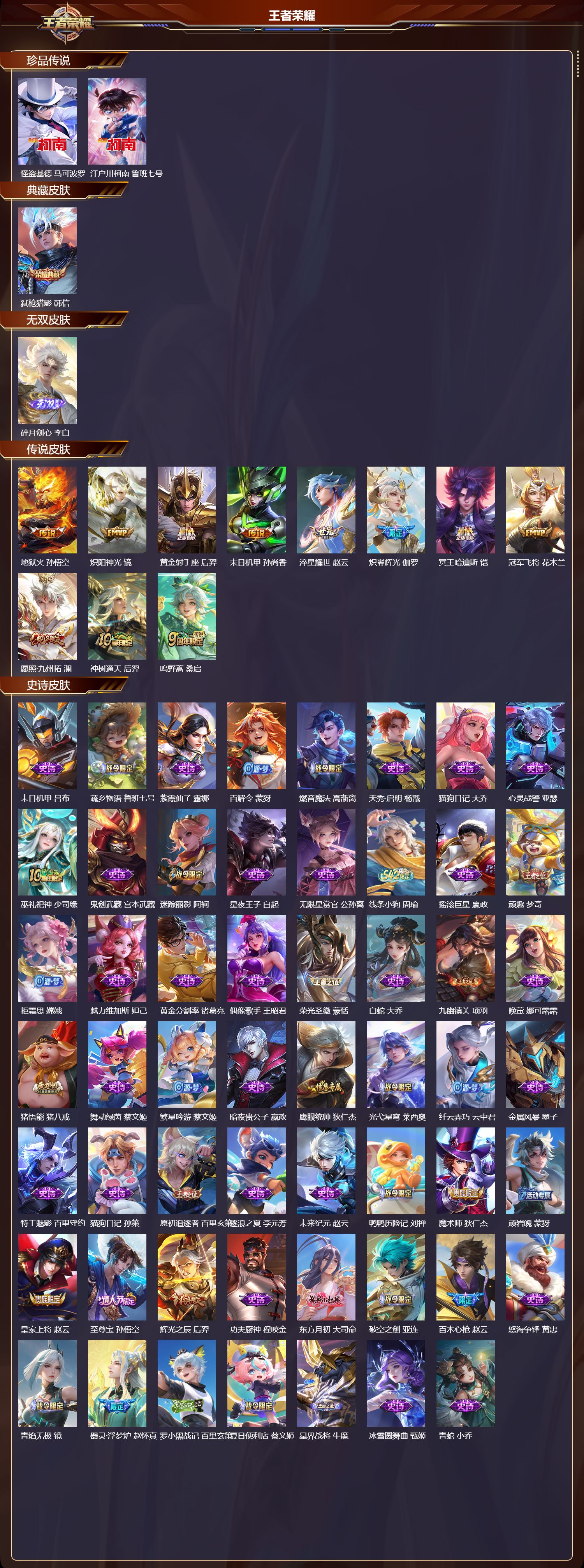 WZCMW4298709王者荣耀账号详情图5