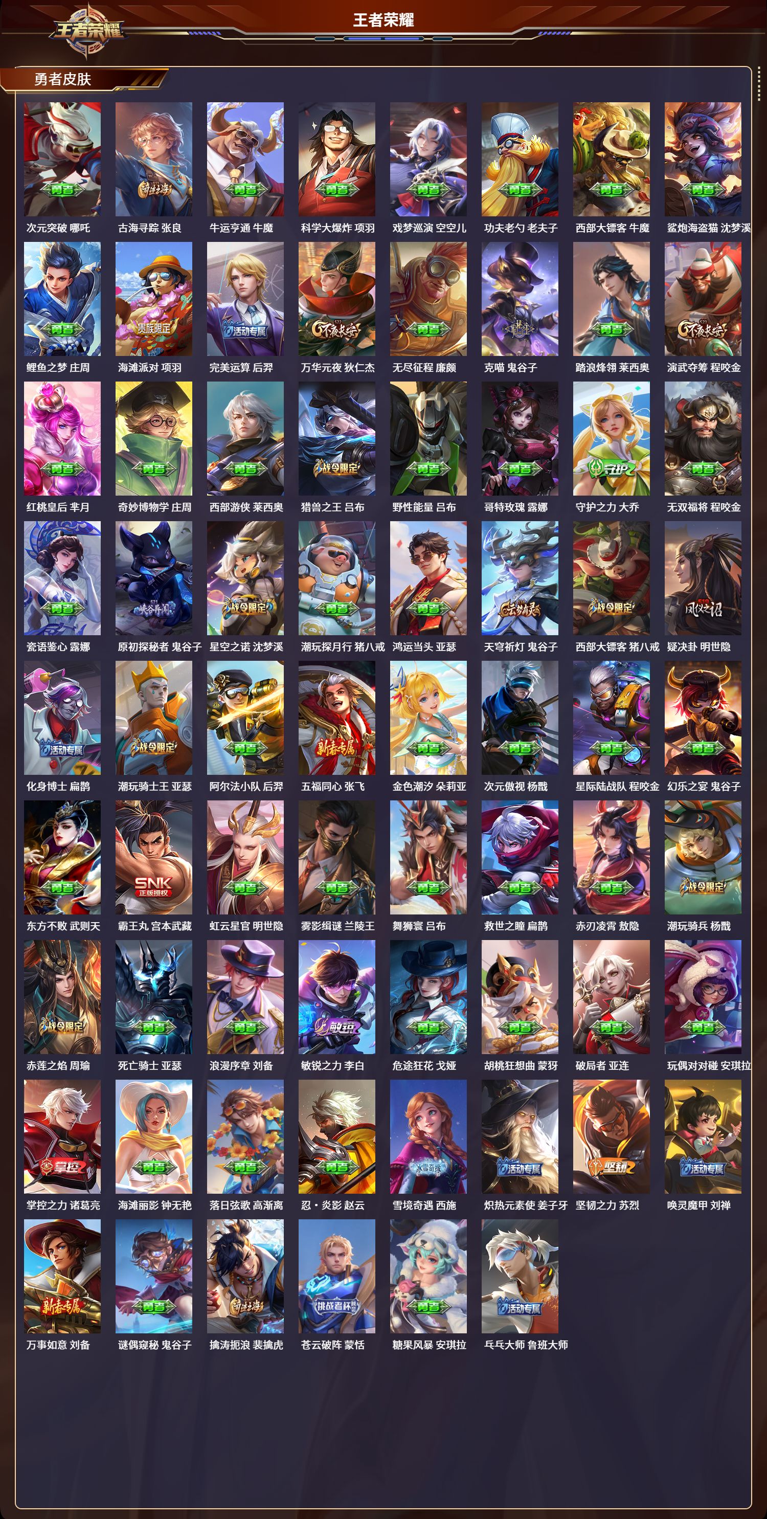 WZLX4277258王者荣耀账号详情图6