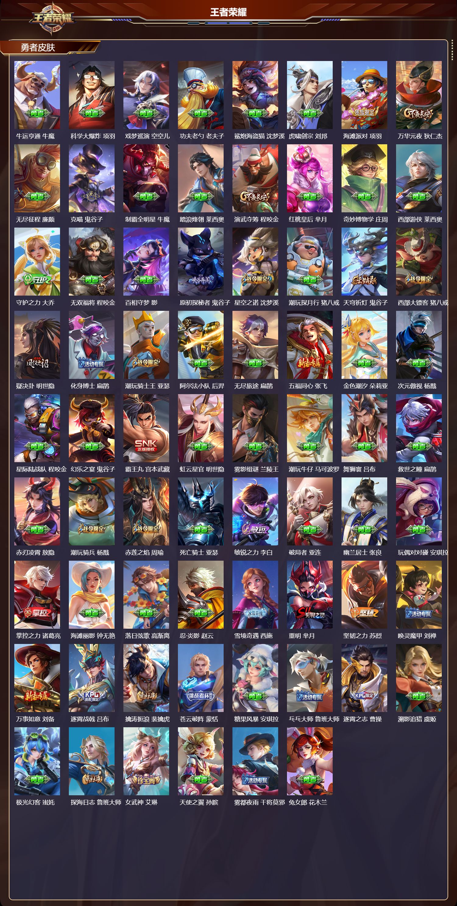 WZMK4276263王者荣耀账号详情图5