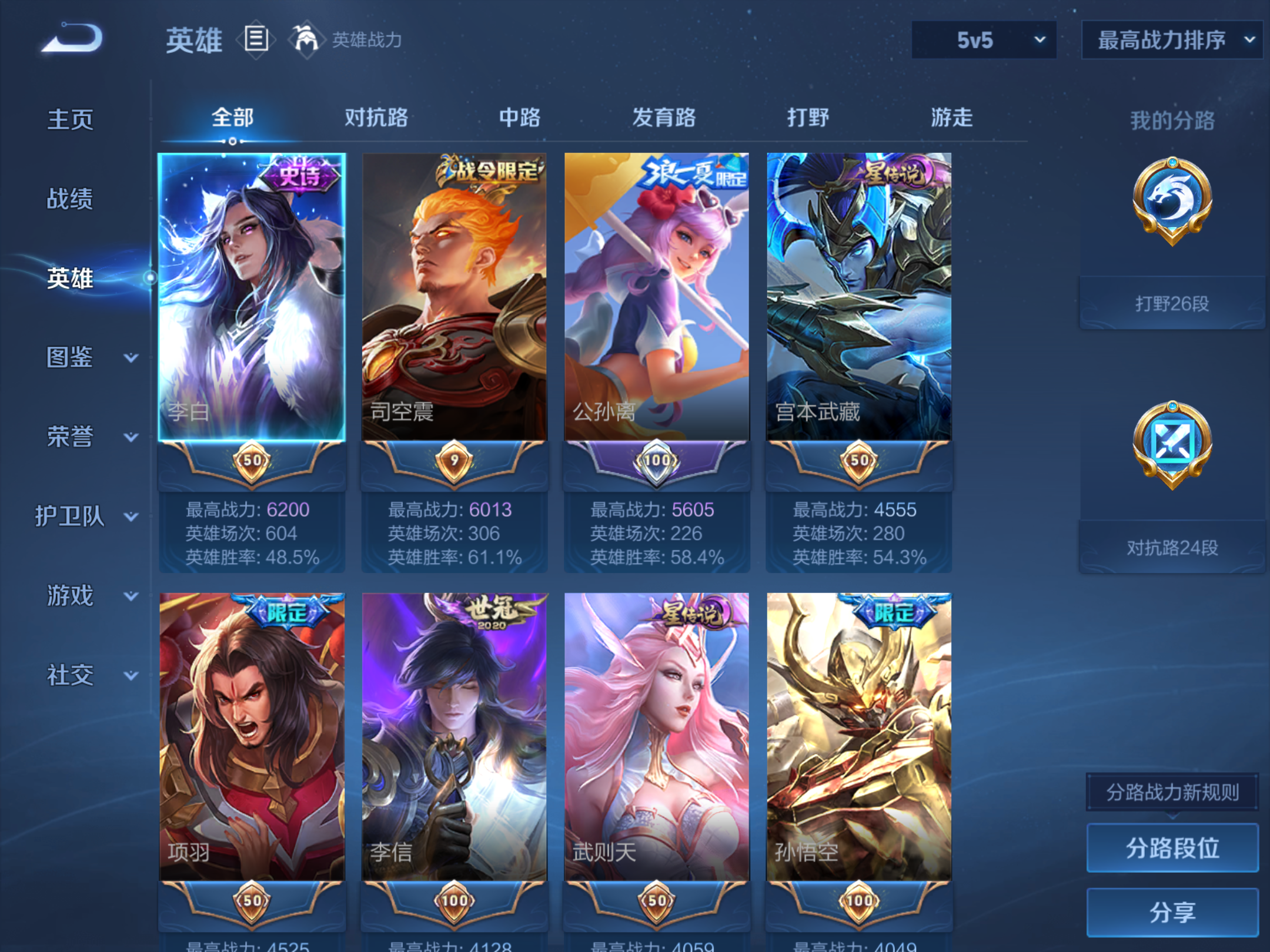 WZCMW4300529王者荣耀账号详情图2