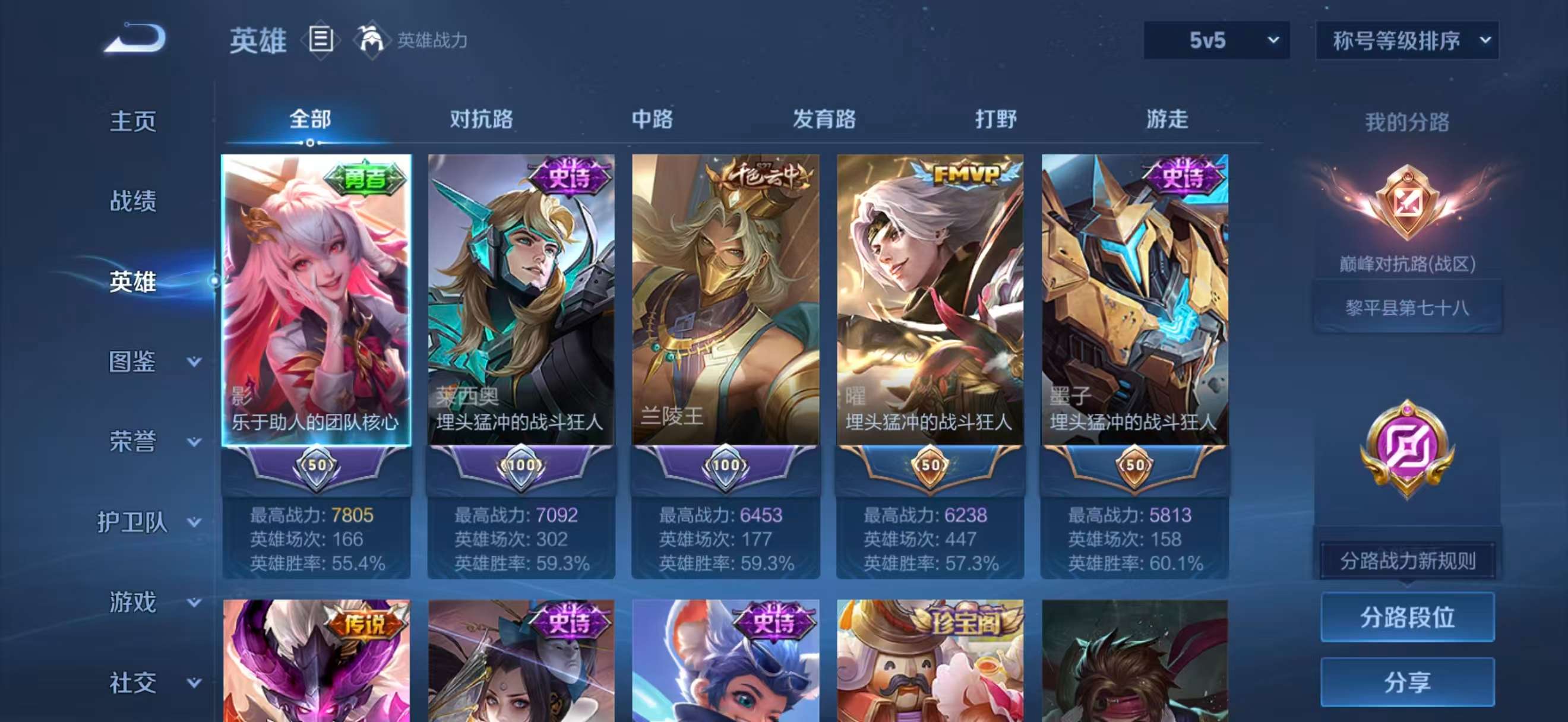 WZCMW4298568王者荣耀账号详情图3