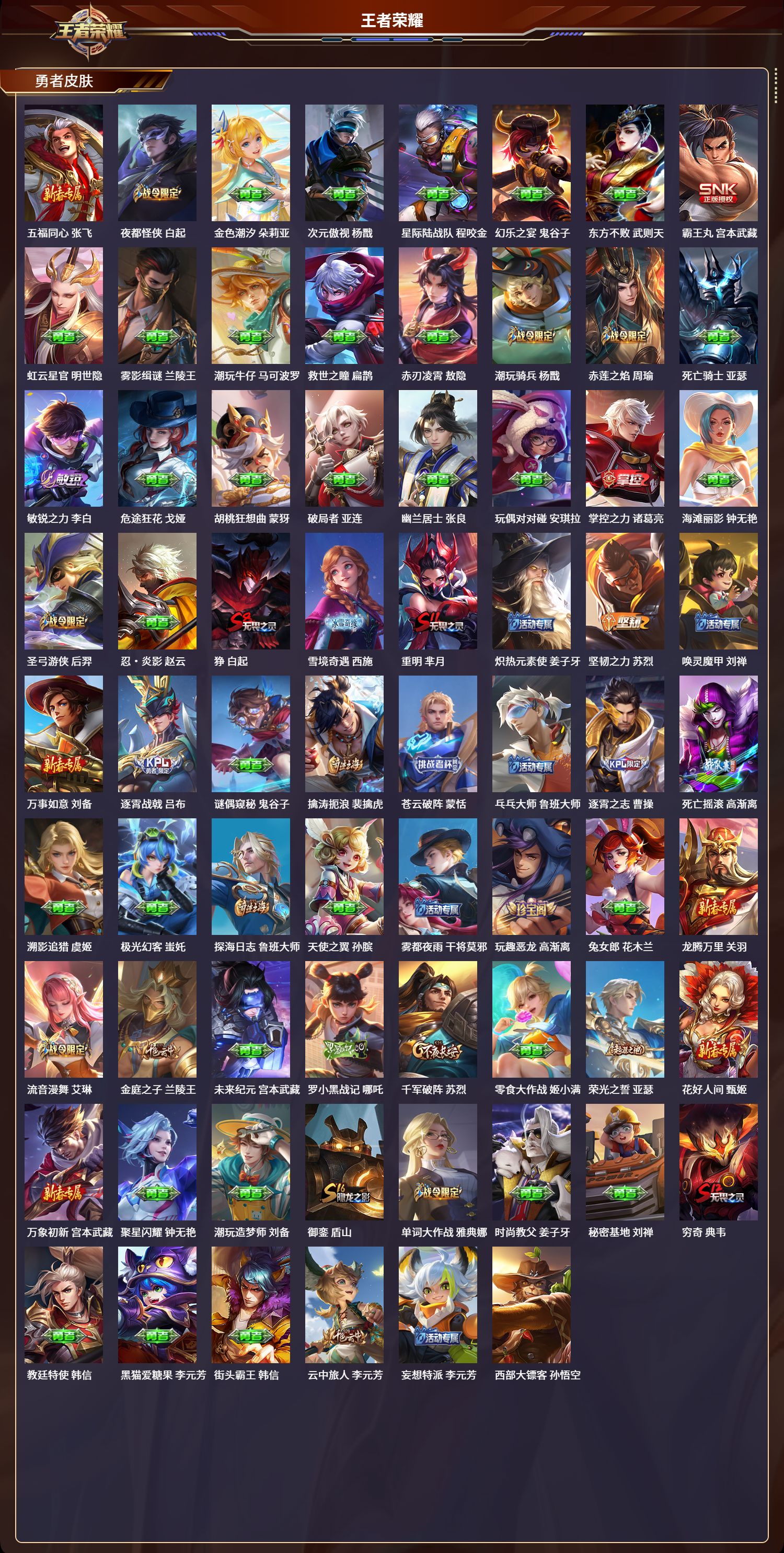 WZQM4277252王者荣耀账号详情图7