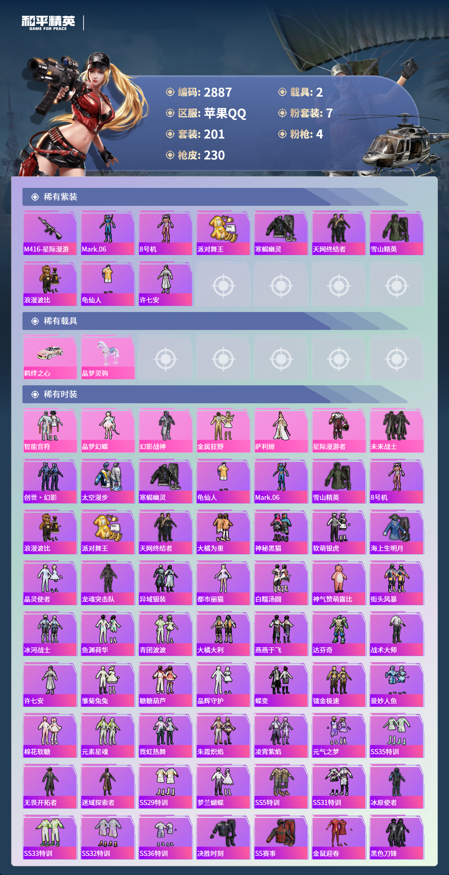 HPLX4157532和平精英账号详情图3