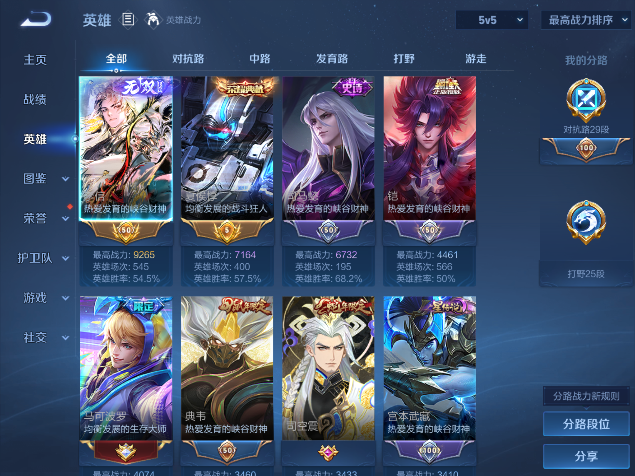 WZCMW4300349王者荣耀账号详情图2