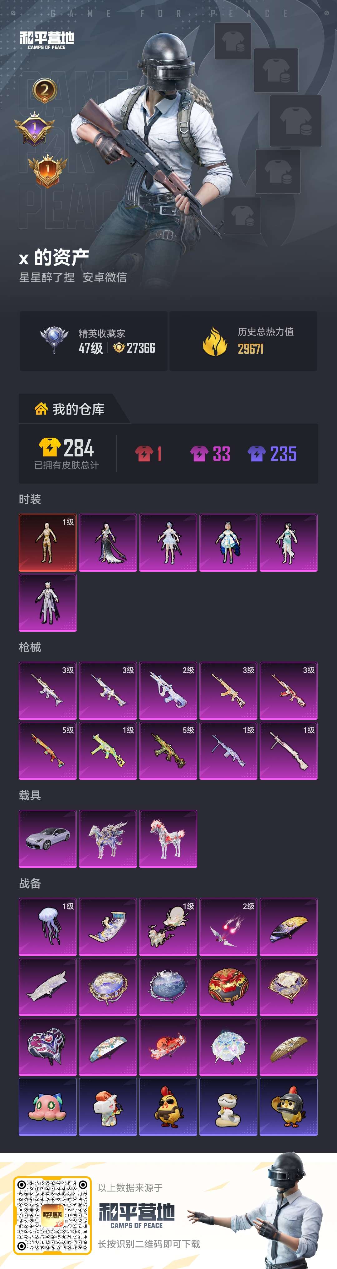 HPCMW4170666和平精英账号详情图1 HPCMW4170666和平精英账号详情图1