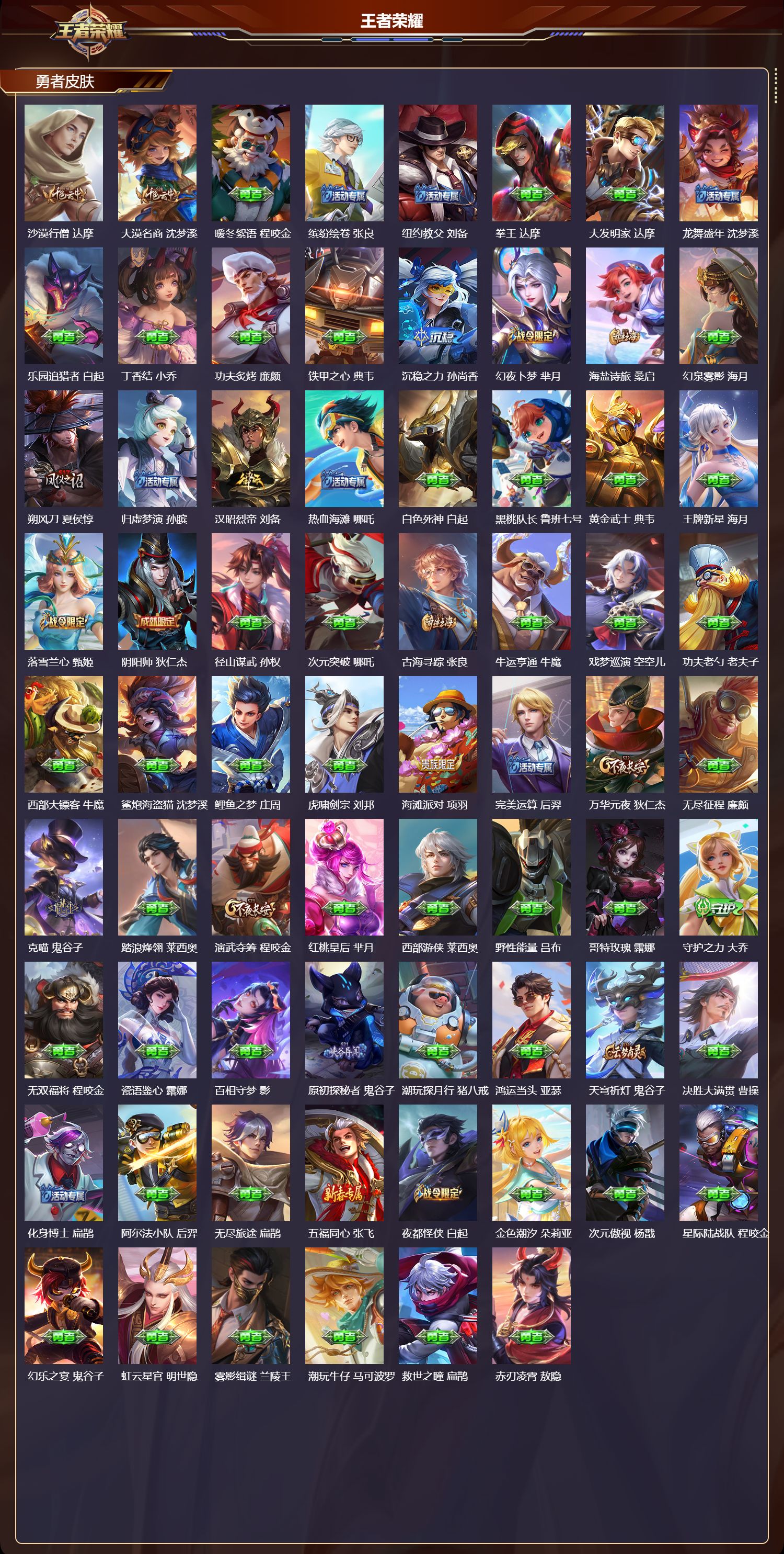 WZQM4276272王者荣耀账号详情图4