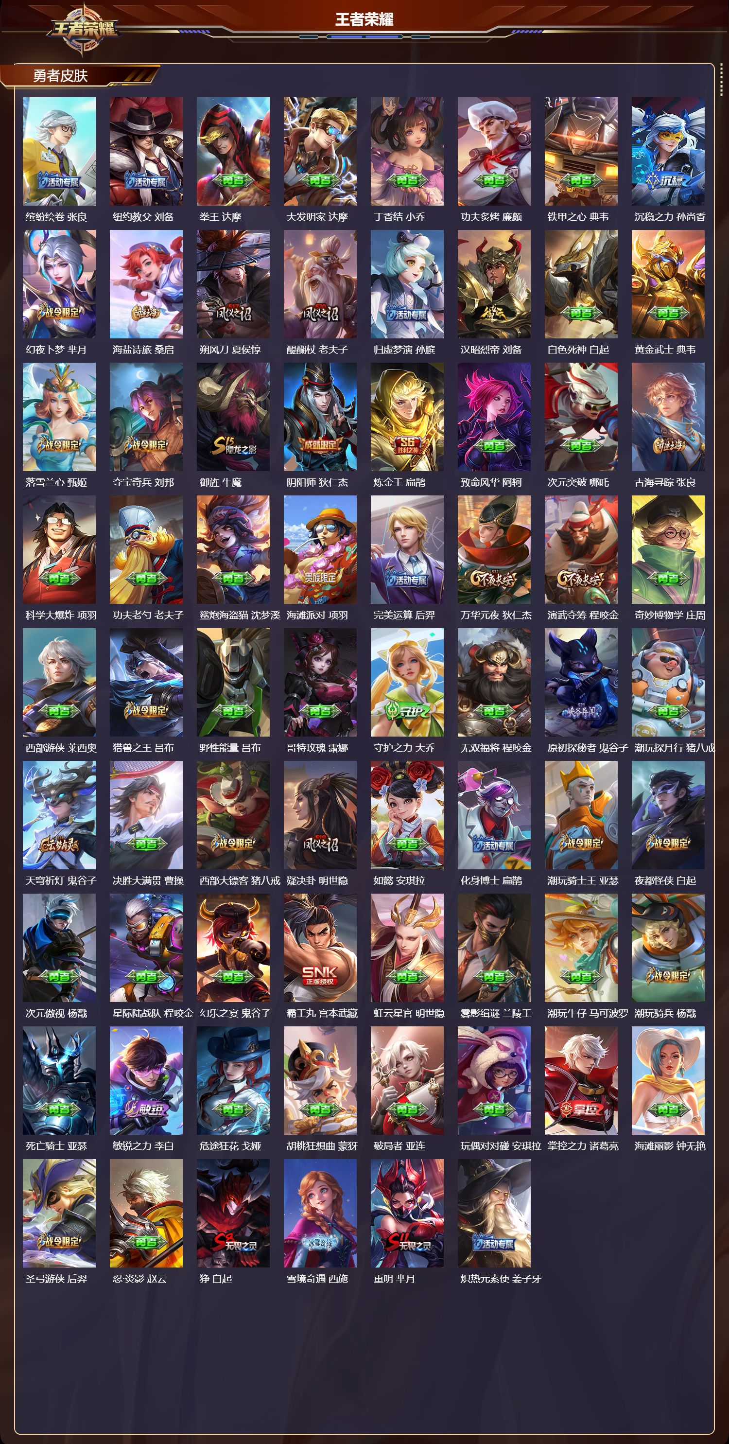 WZQM4276188王者荣耀账号详情图4