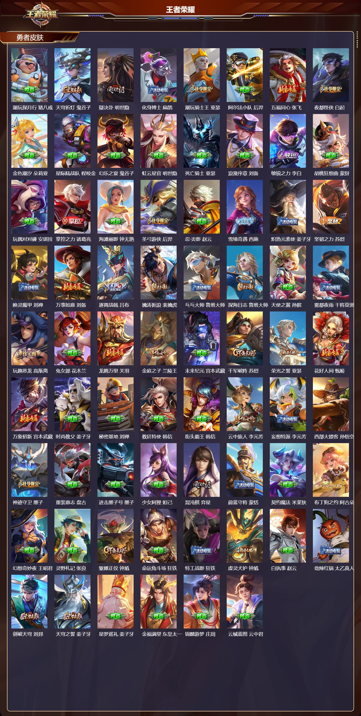 WZMK4276301王者荣耀账号详情图4