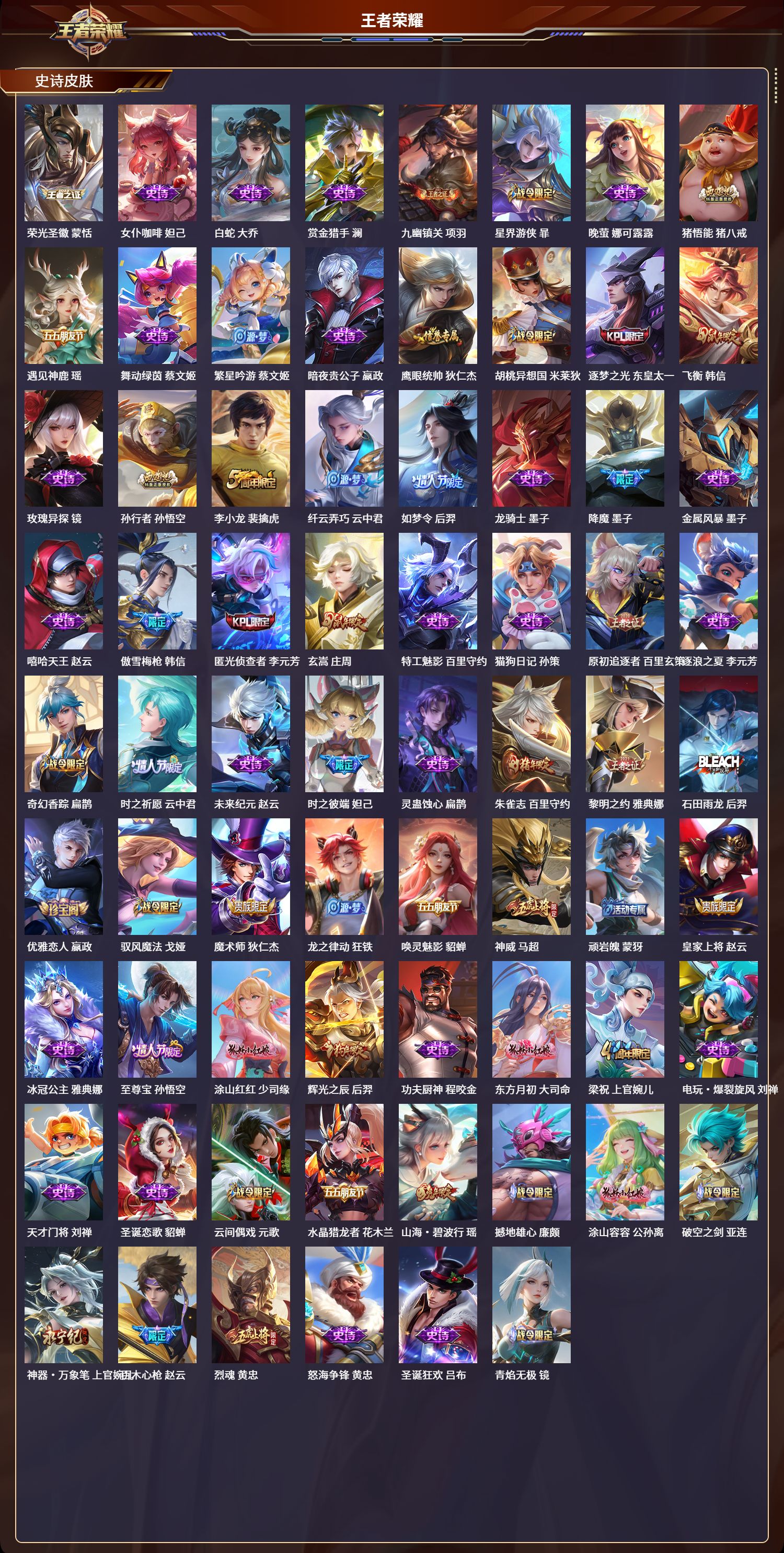 WZQM4277252王者荣耀账号详情图4