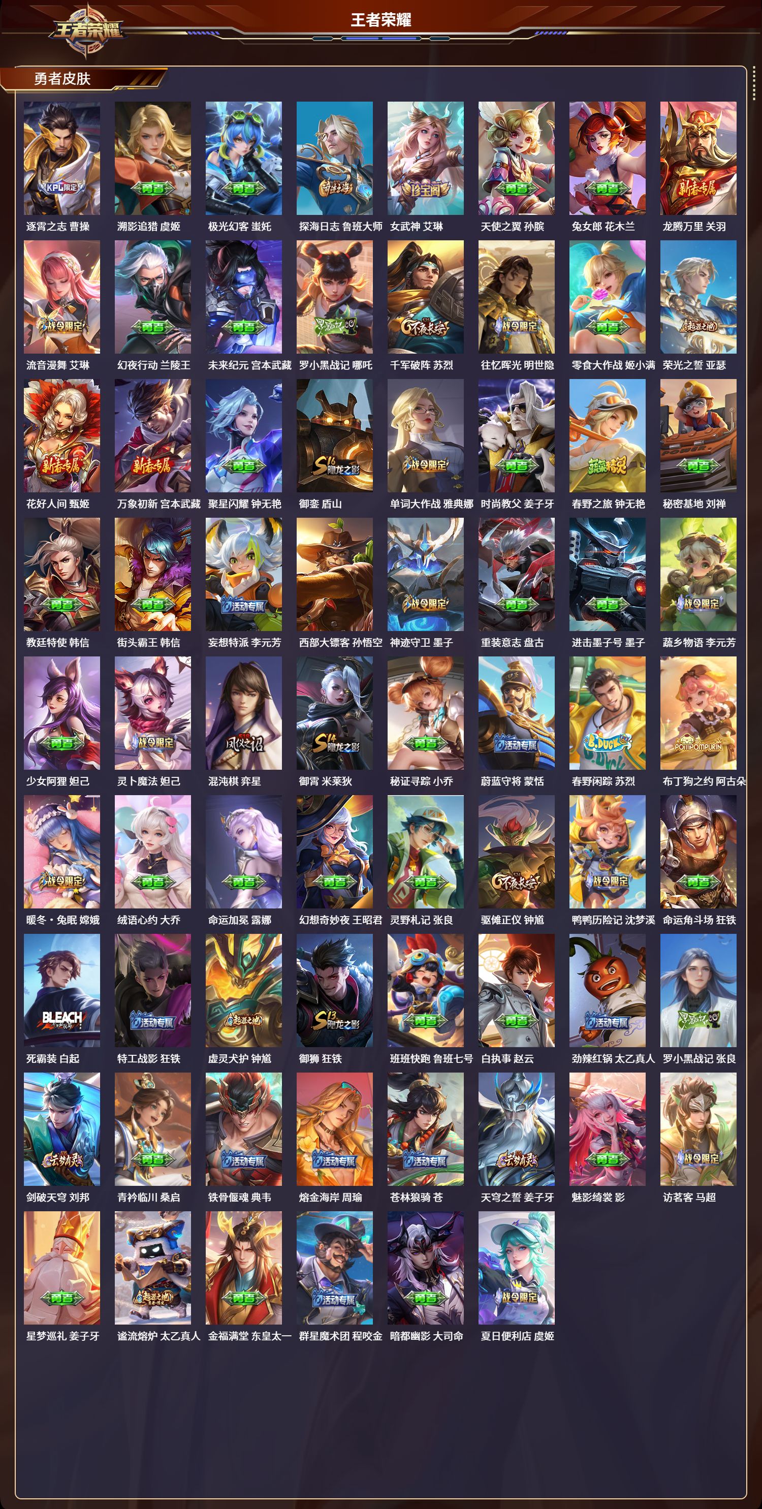 WZLX4277258王者荣耀账号详情图7