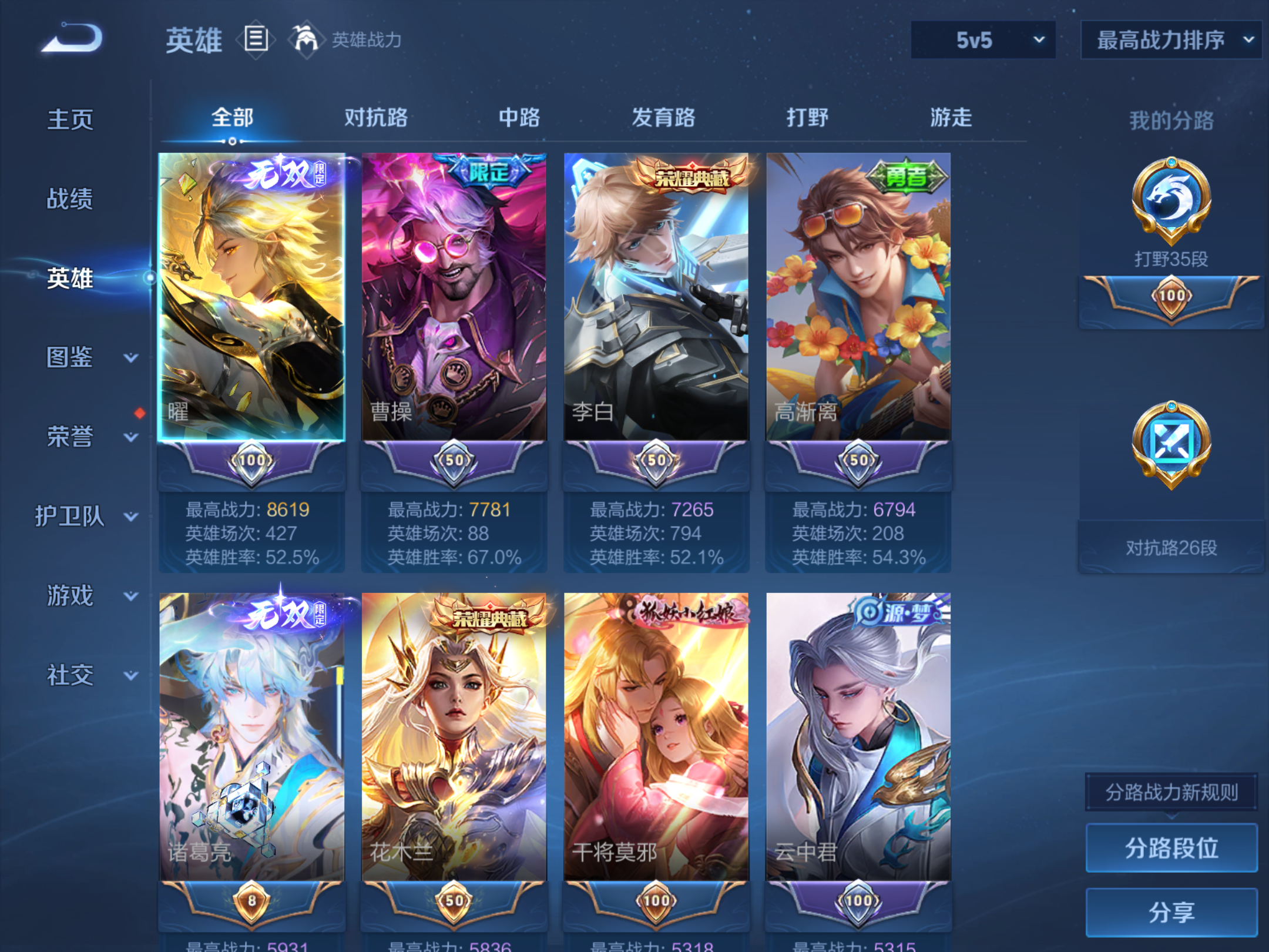 WZCMW4300445王者荣耀账号详情图2