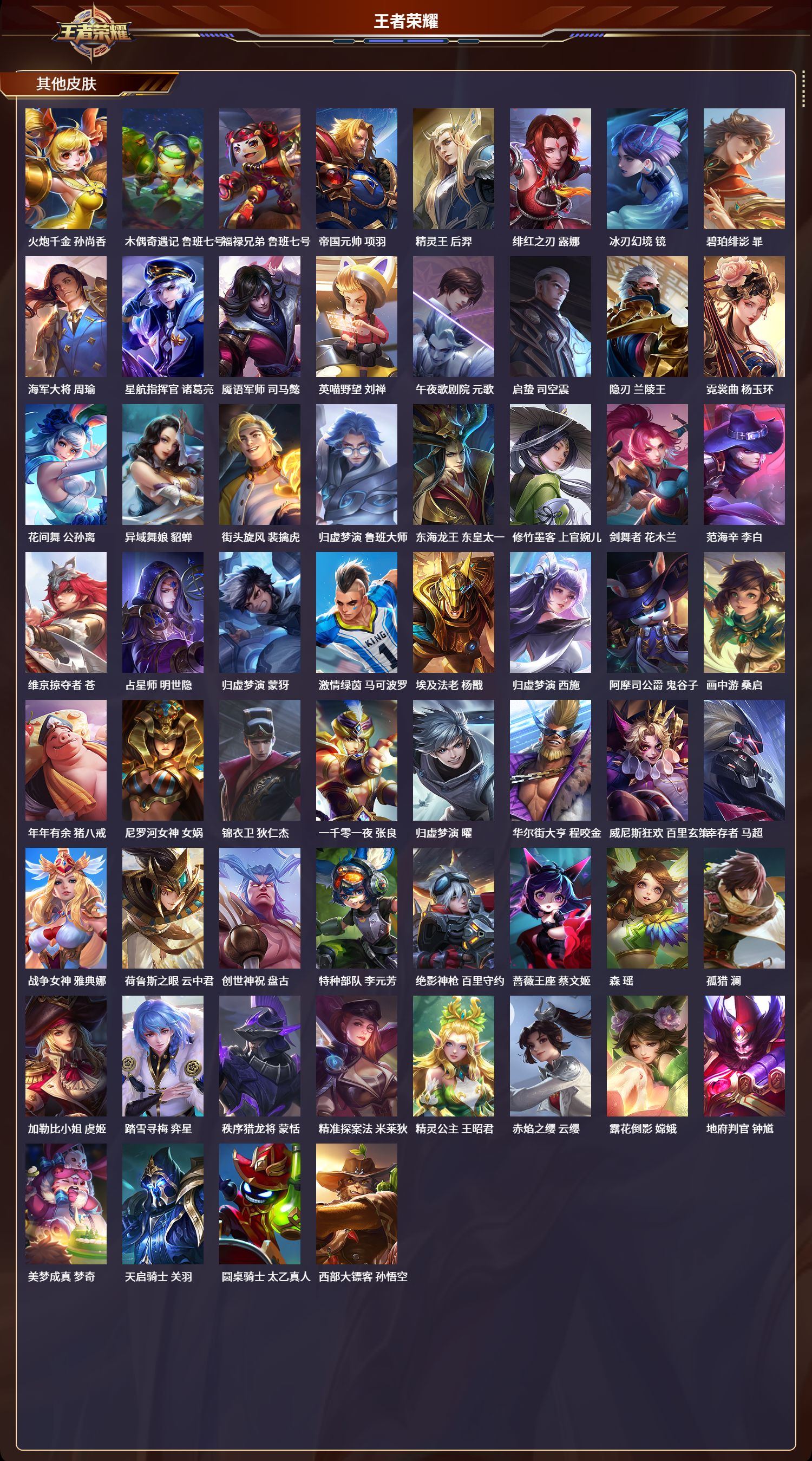 WZLX4277244王者荣耀账号详情图6