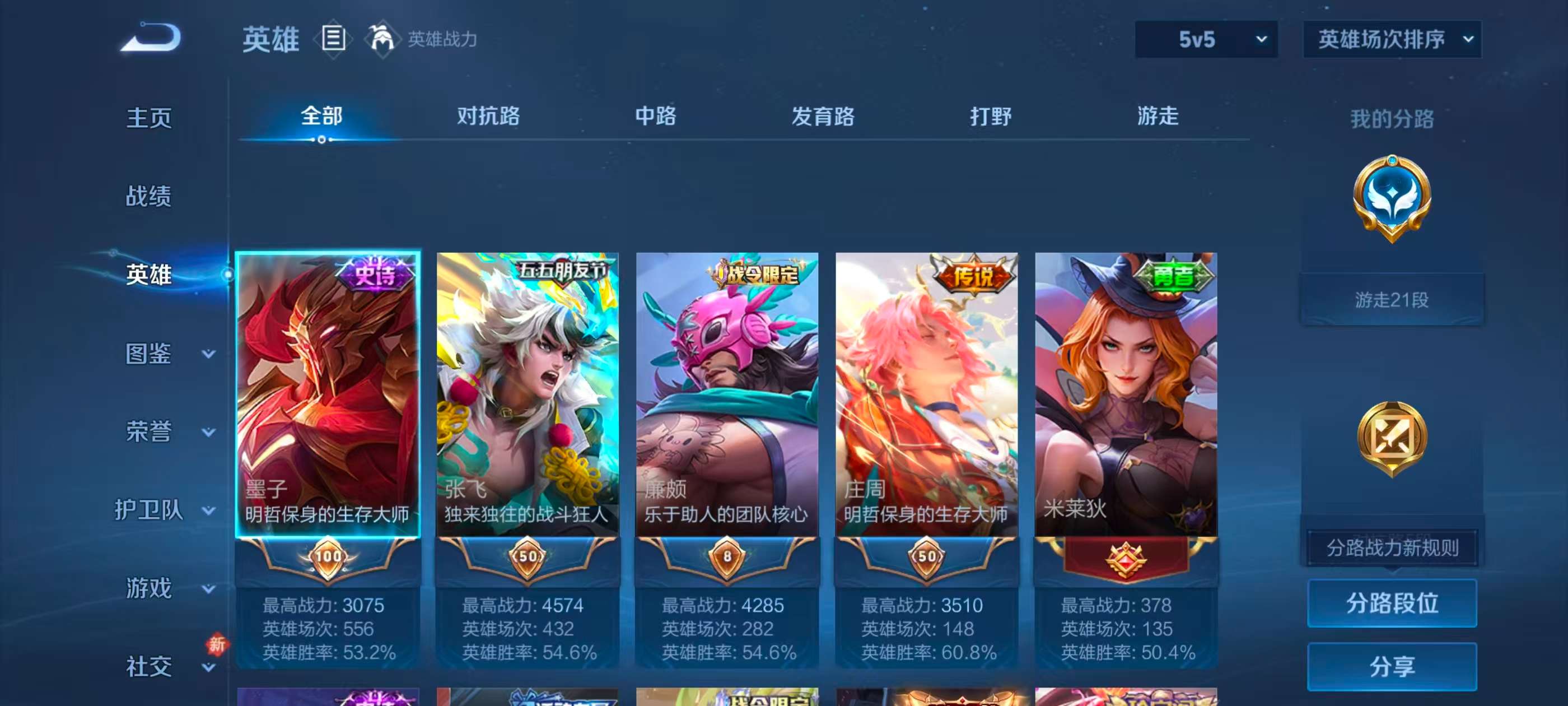 WZCMW4298494王者荣耀账号详情图4 WZCMW4298494王者荣耀账号详情图4