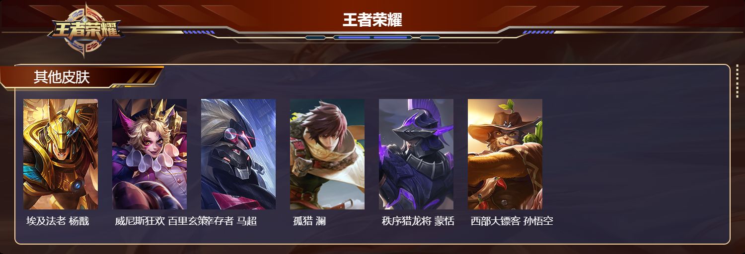 WZMK4321223王者荣耀账号详情图3