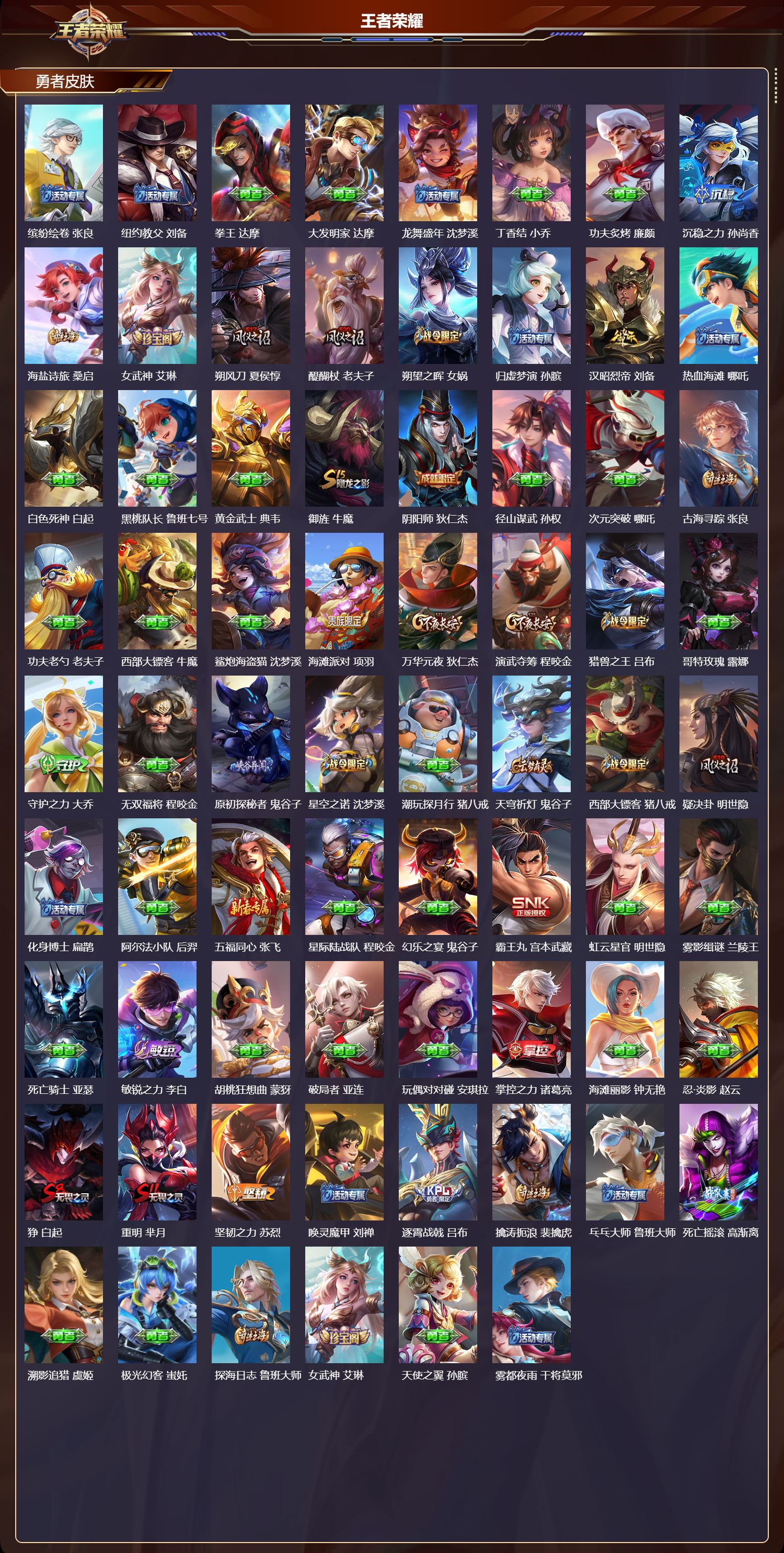 WZQM4321607王者荣耀账号详情图3