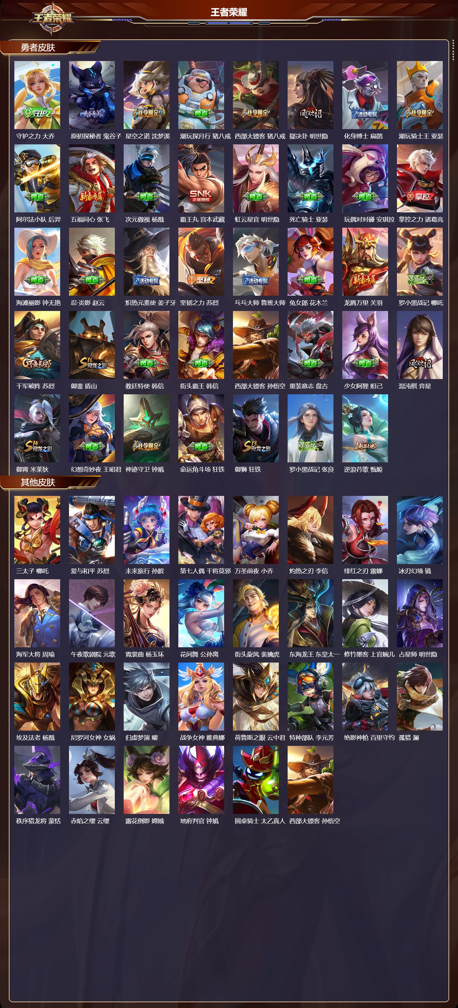 WZMK4321301王者荣耀账号详情图2