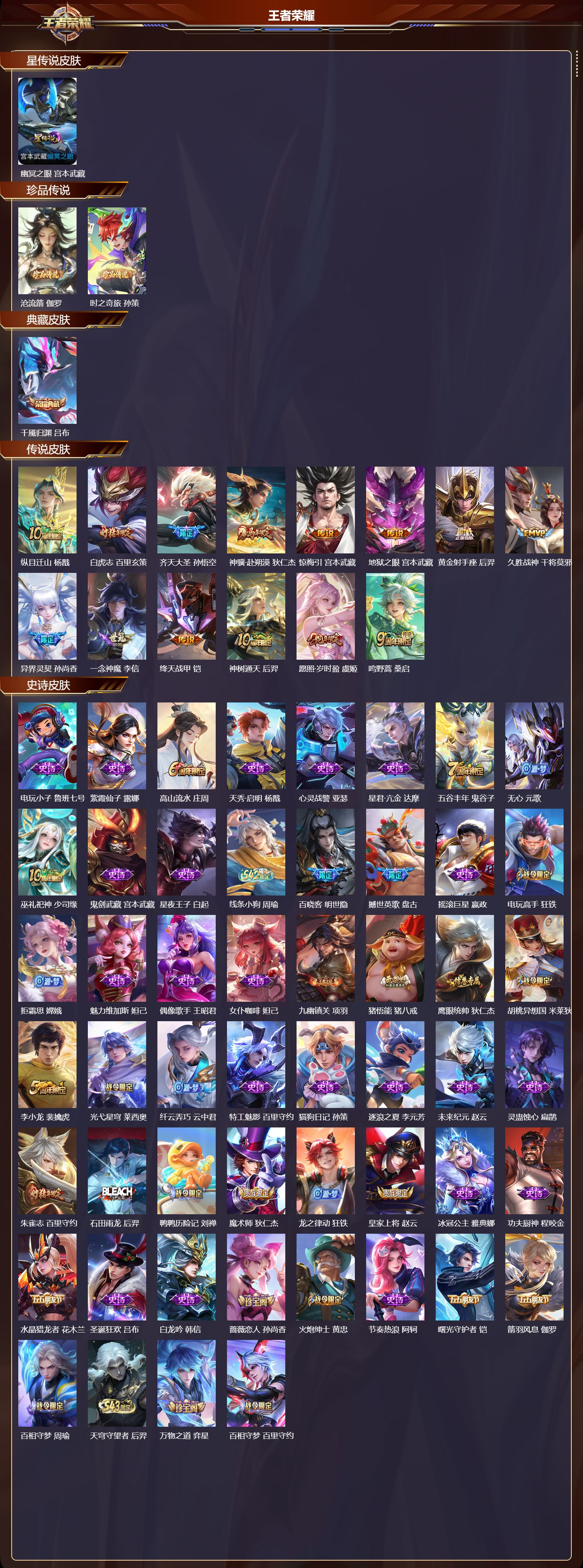 WZQM4321611王者荣耀账号详情图2