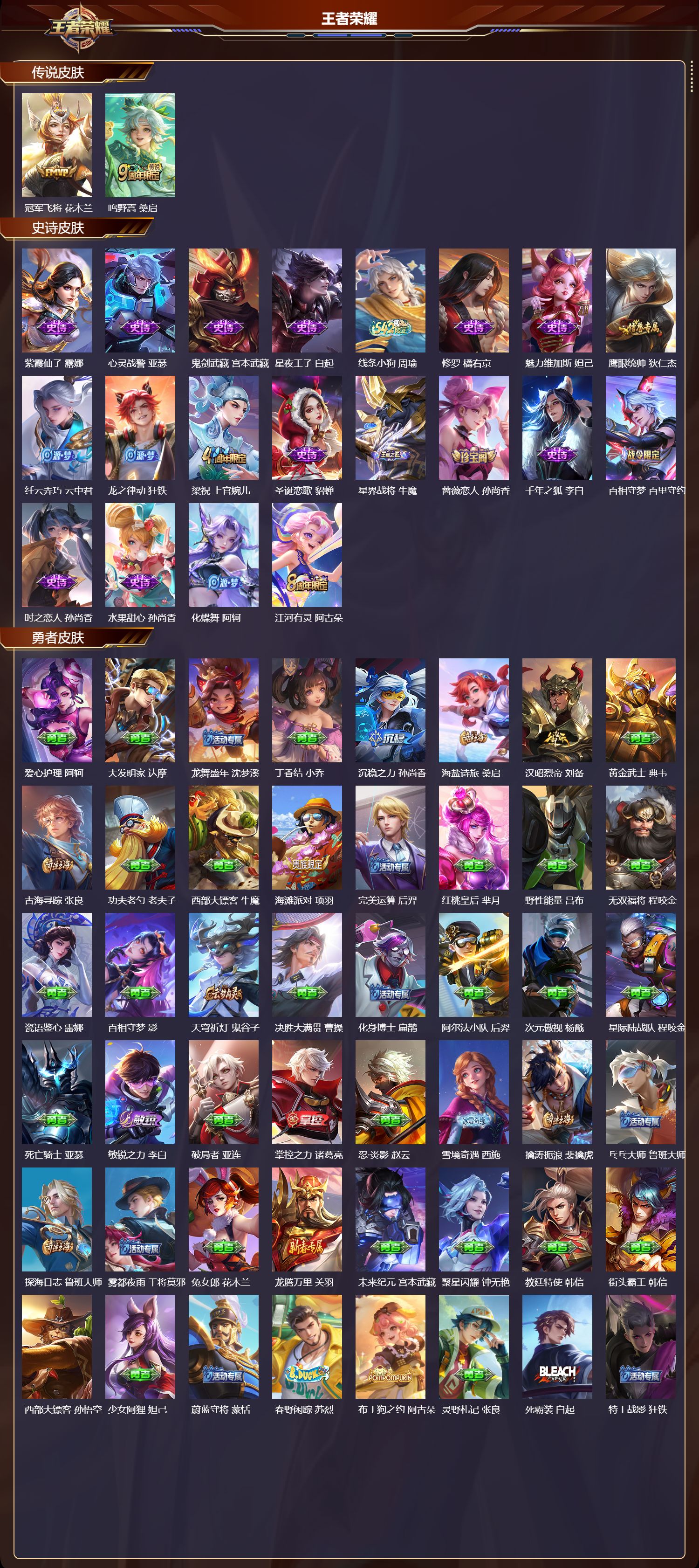 WZMK4321236王者荣耀账号详情图1