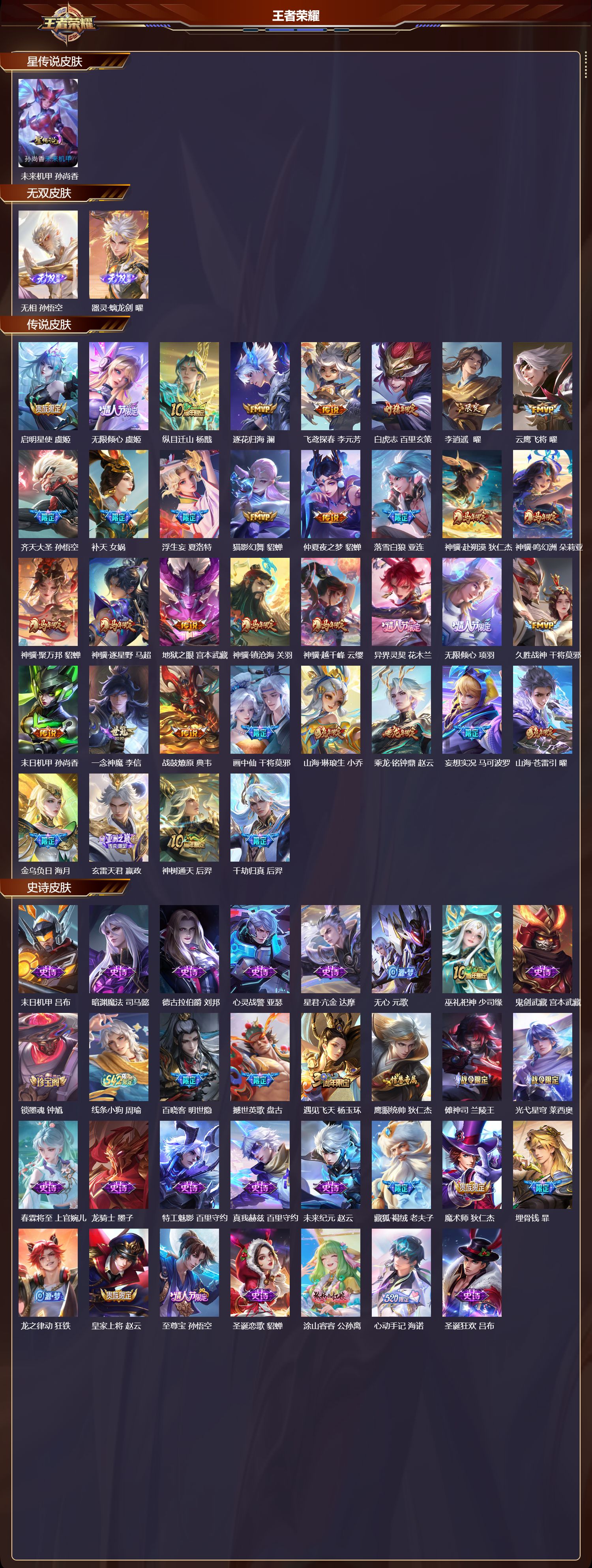 WZQM4321430王者荣耀账号详情图2