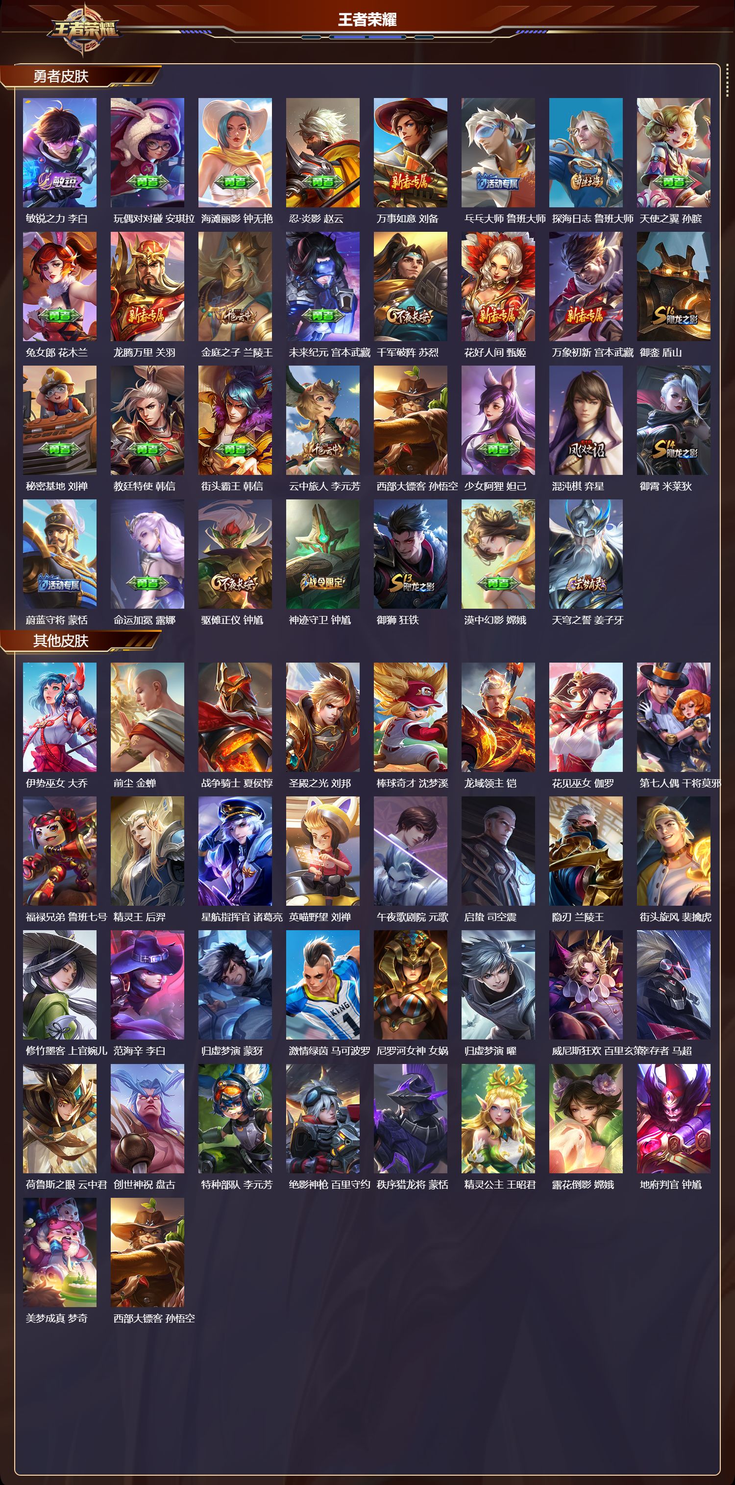 WZMK4321308王者荣耀账号详情图2