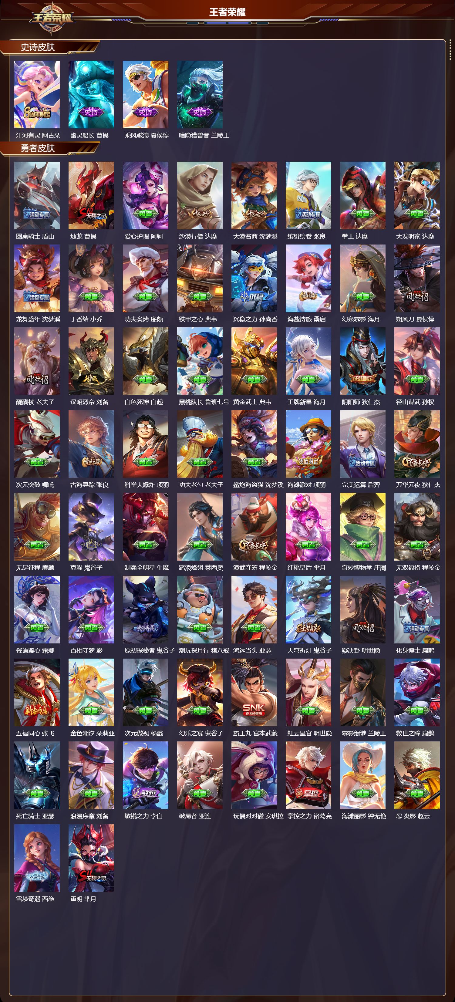 WZQM4321438王者荣耀账号详情图3