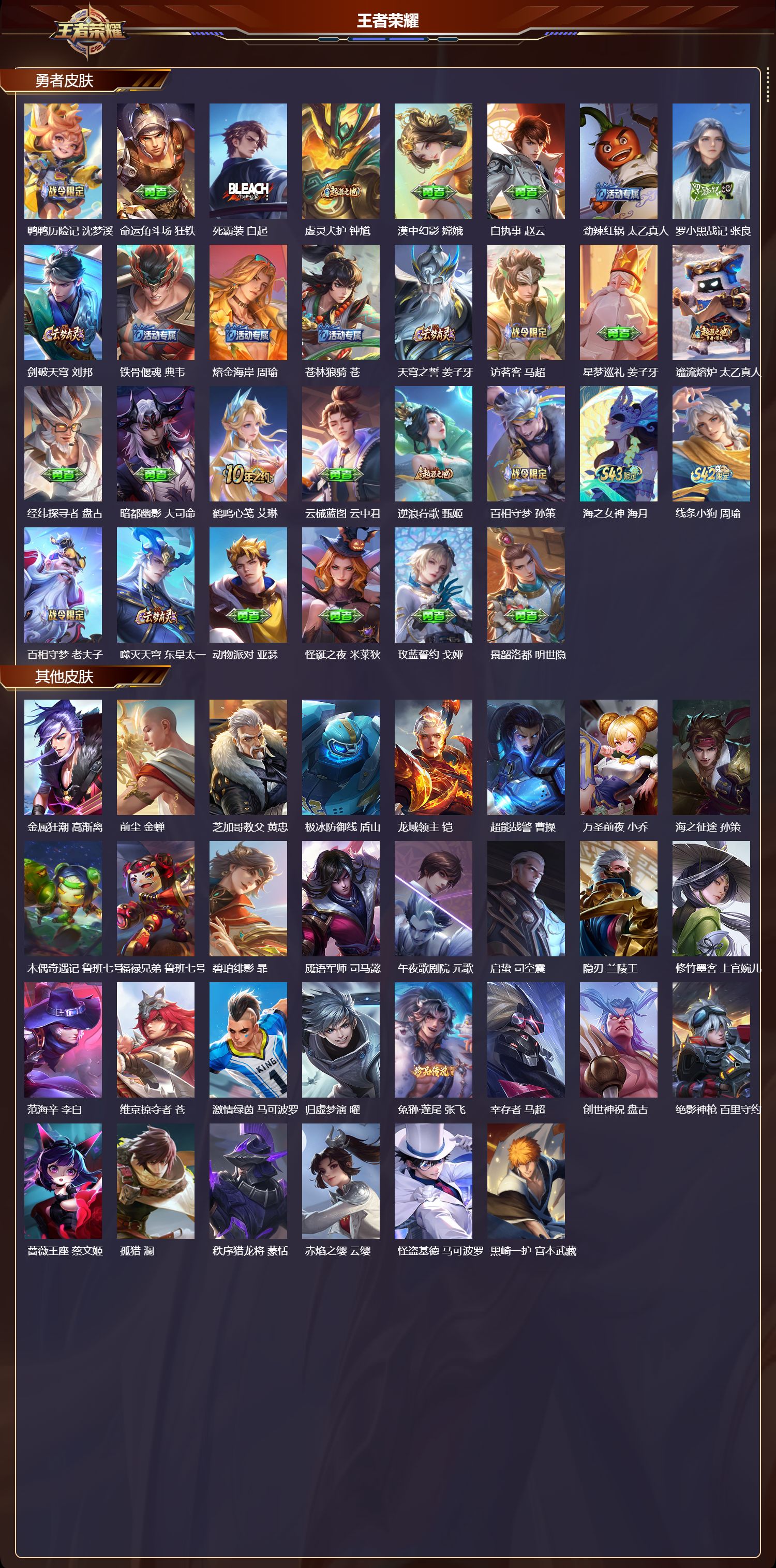 WZMK4321072王者荣耀账号详情图4