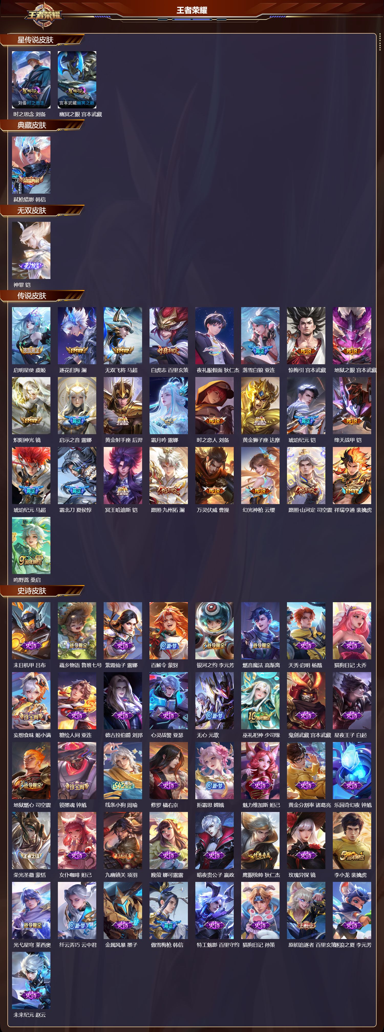 WZQM4321615王者荣耀账号详情图2