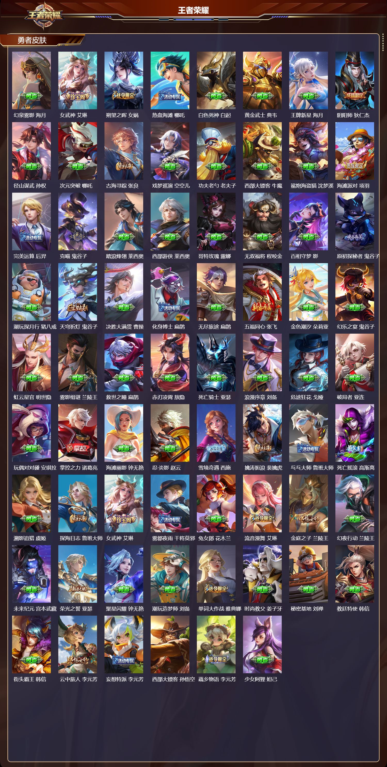 WZQM4321613王者荣耀账号详情图4