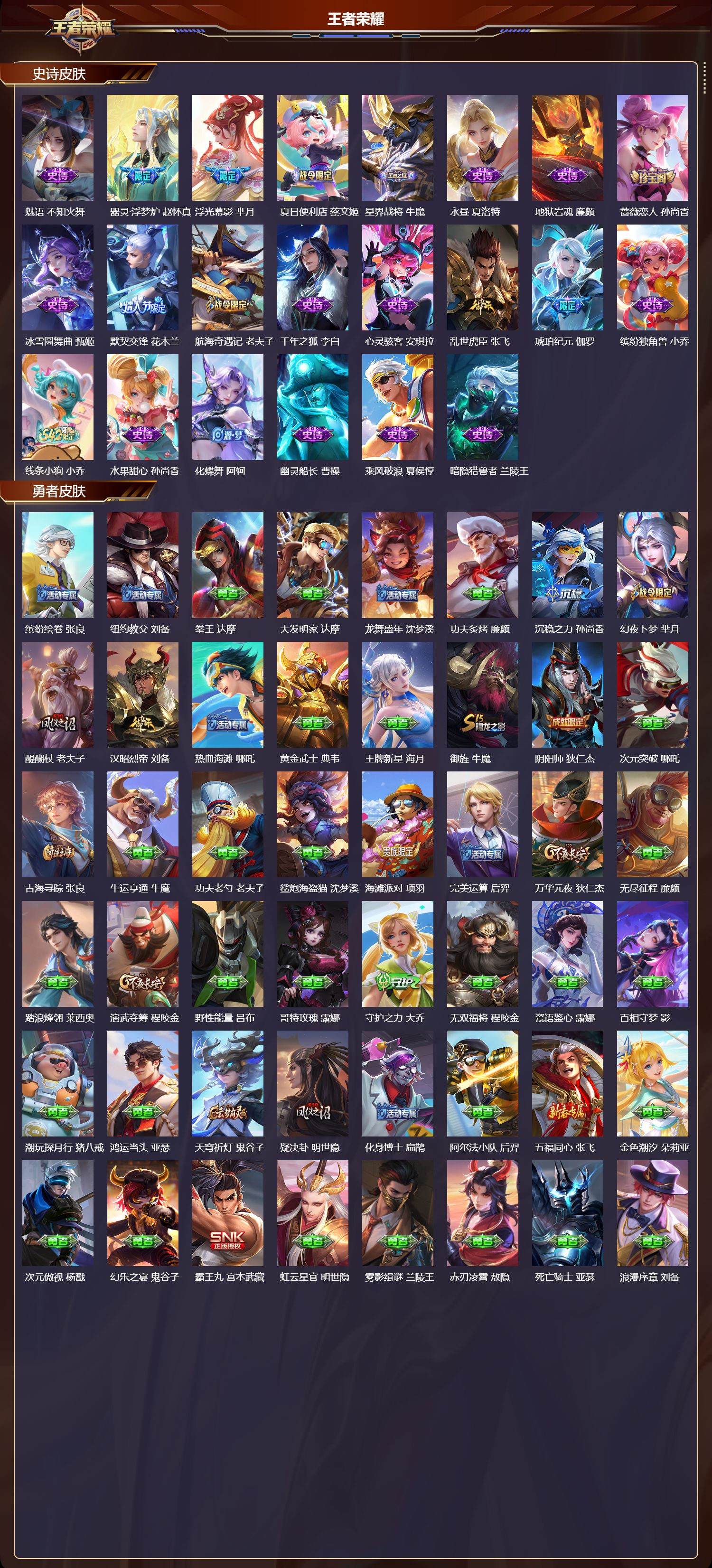 WZQM4321429王者荣耀账号详情图3