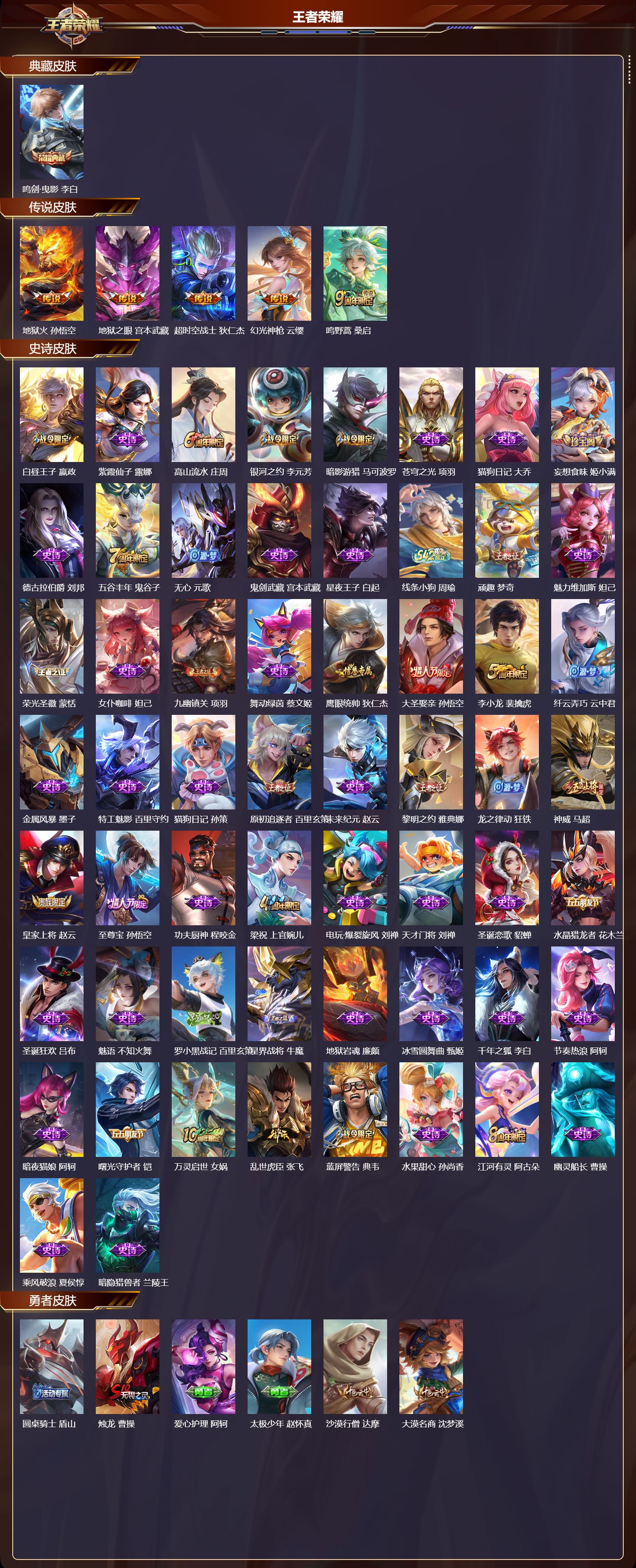 WZQM4321607王者荣耀账号详情图2