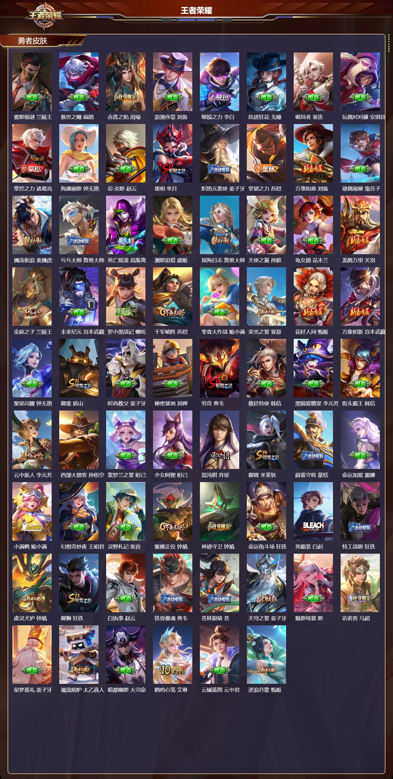 WZQM4321437王者荣耀账号详情图4