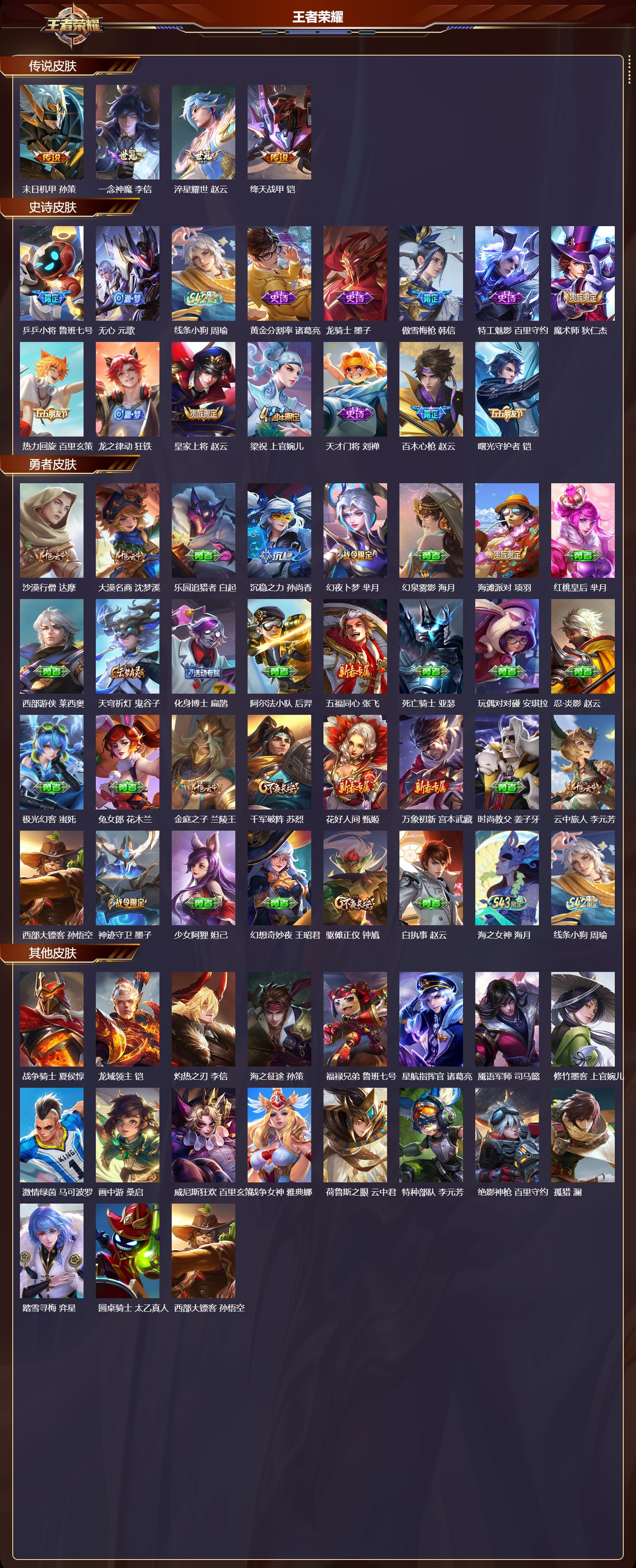 WZMK4321188王者荣耀账号详情图1