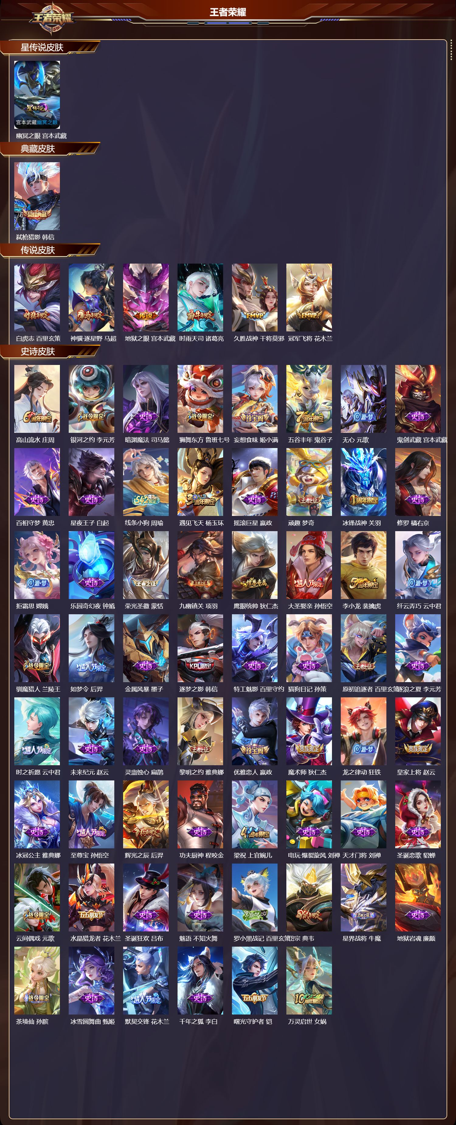 WZQM4321437王者荣耀账号详情图2