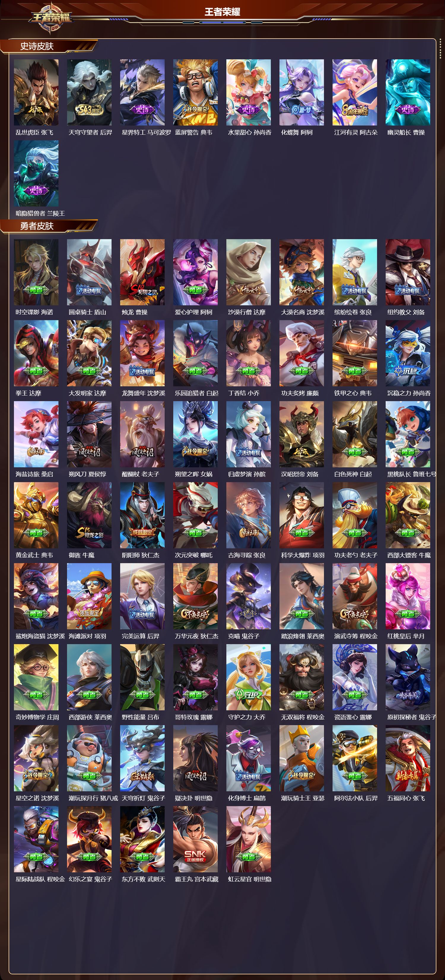 WZQM4321437王者荣耀账号详情图3