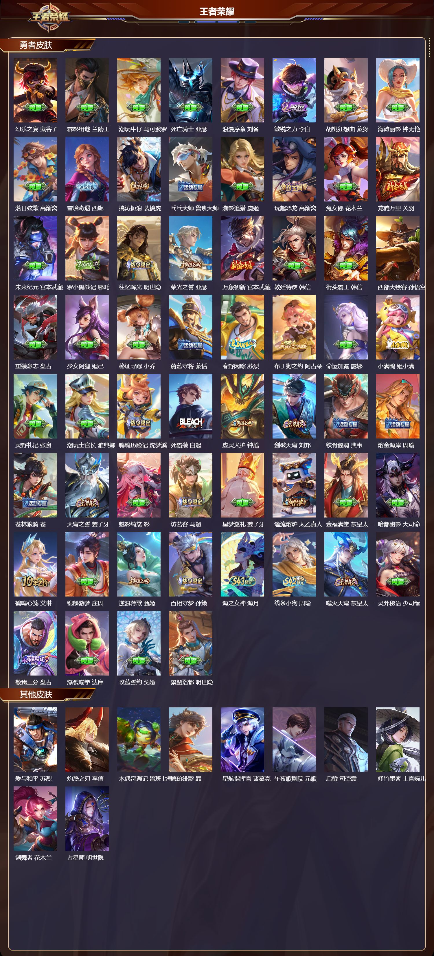 WZMK4321223王者荣耀账号详情图2