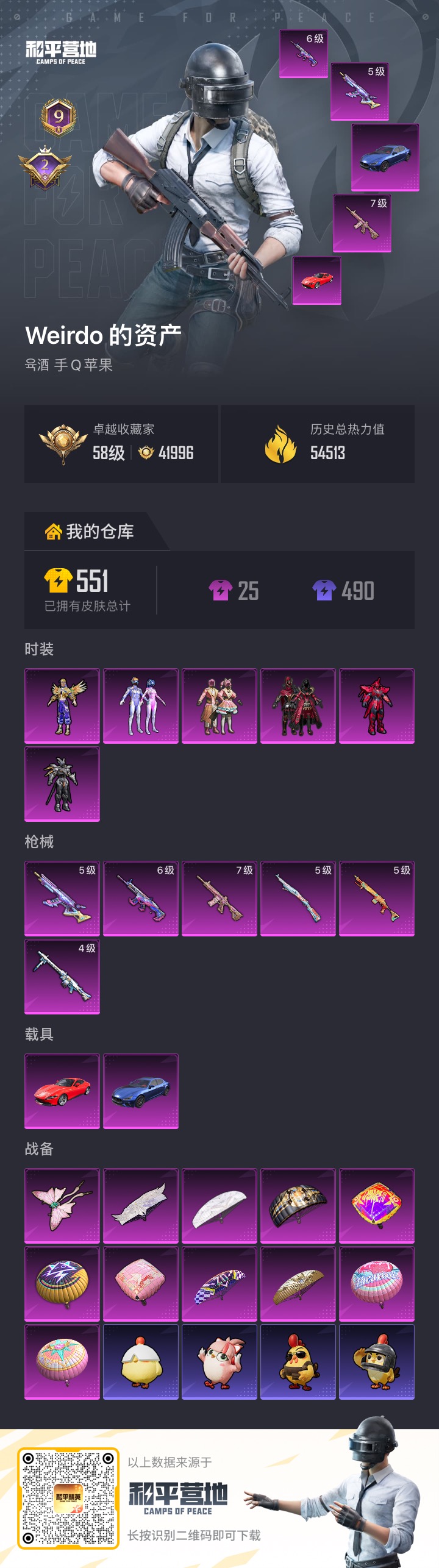 HPCMW4196055和平精英账号详情图14