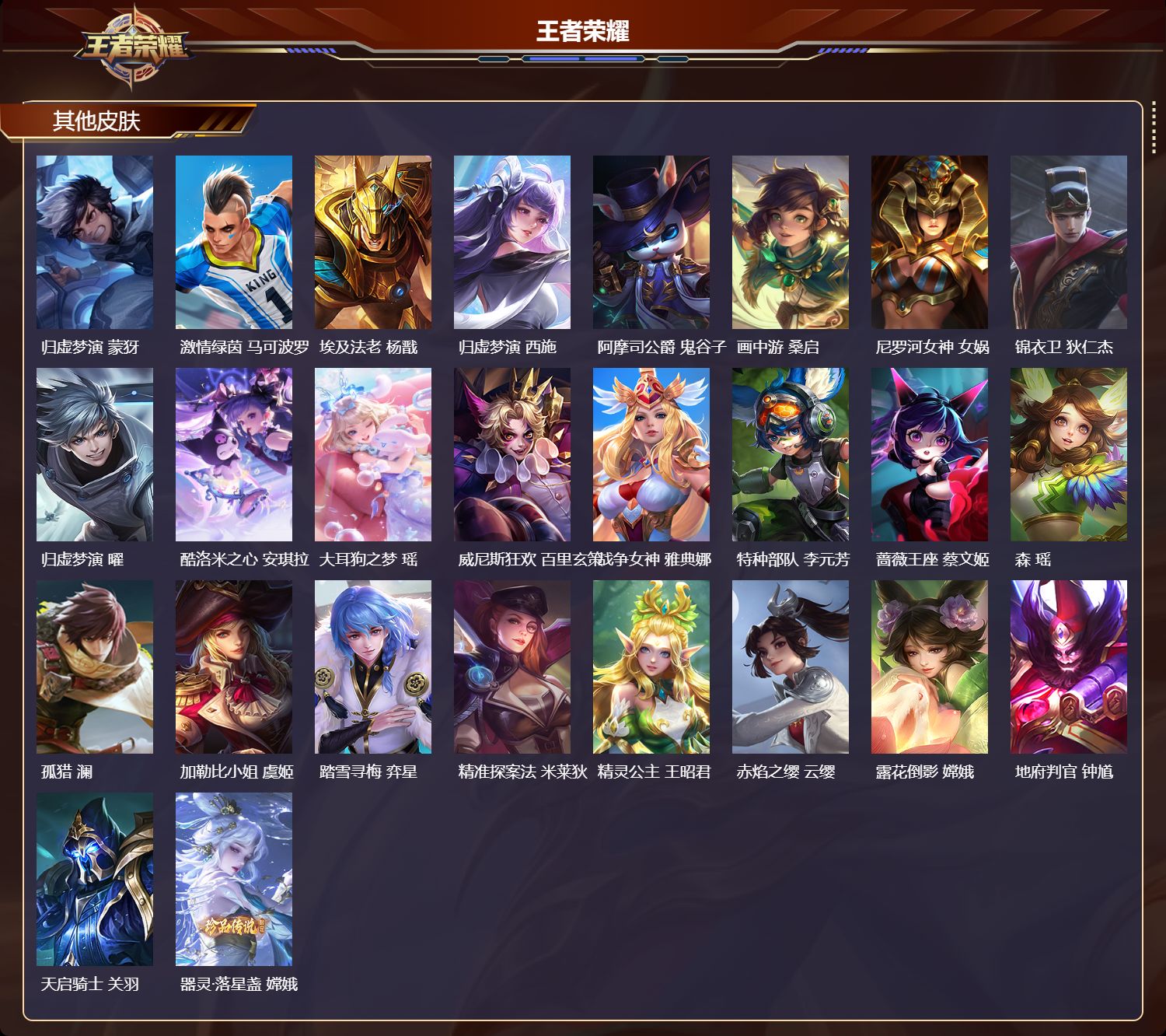 WZMK4322859王者荣耀账号详情图5