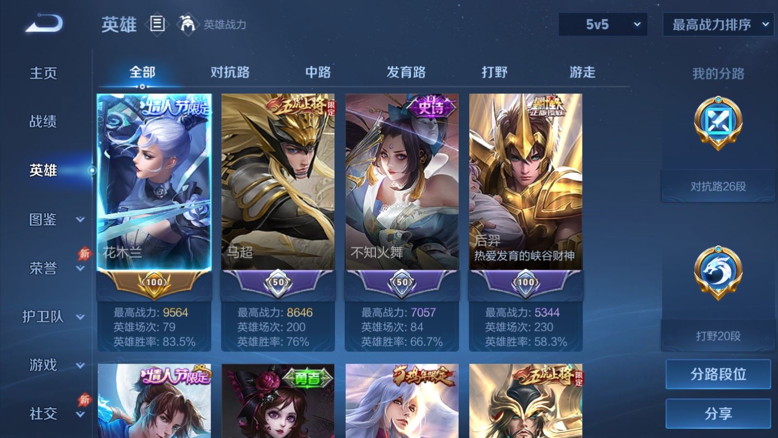 WZCMW4341068王者荣耀账号详情图2