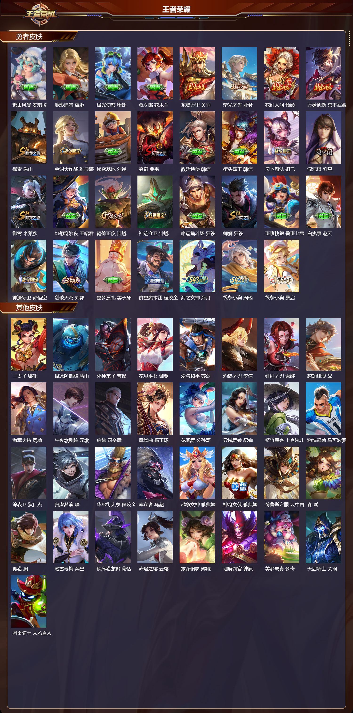 WZQM4322820王者荣耀账号详情图4