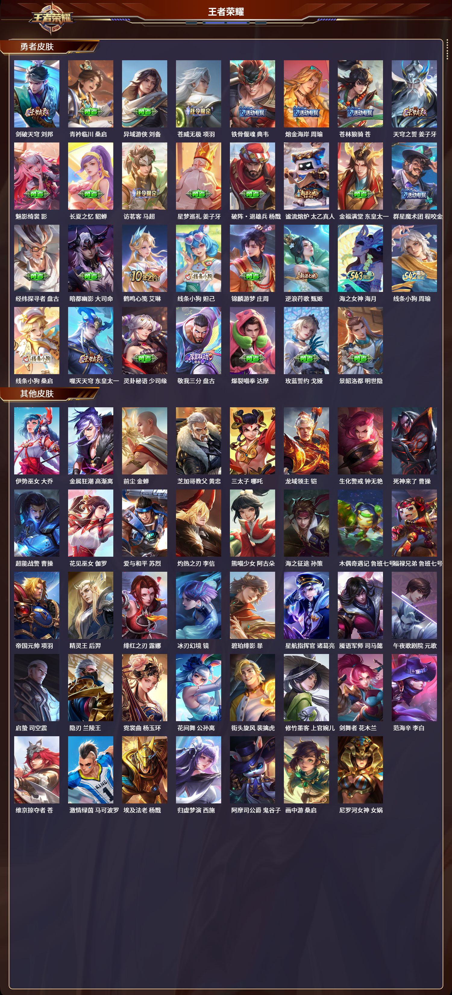 WZLX4322181王者荣耀账号详情图5