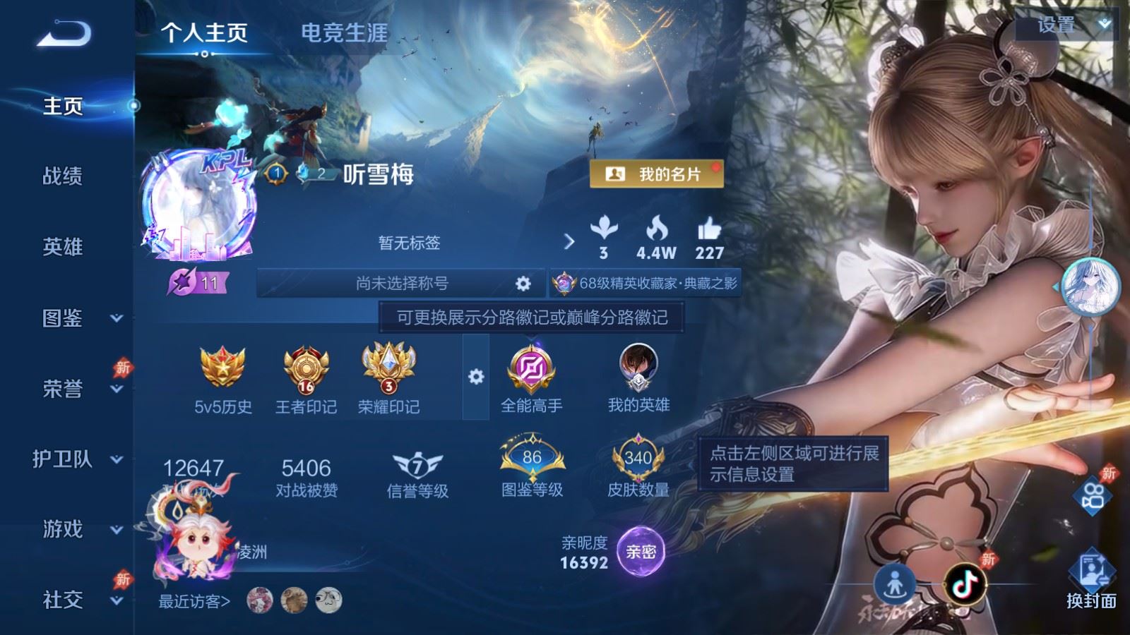 WZCMW4341169王者荣耀账号详情图1