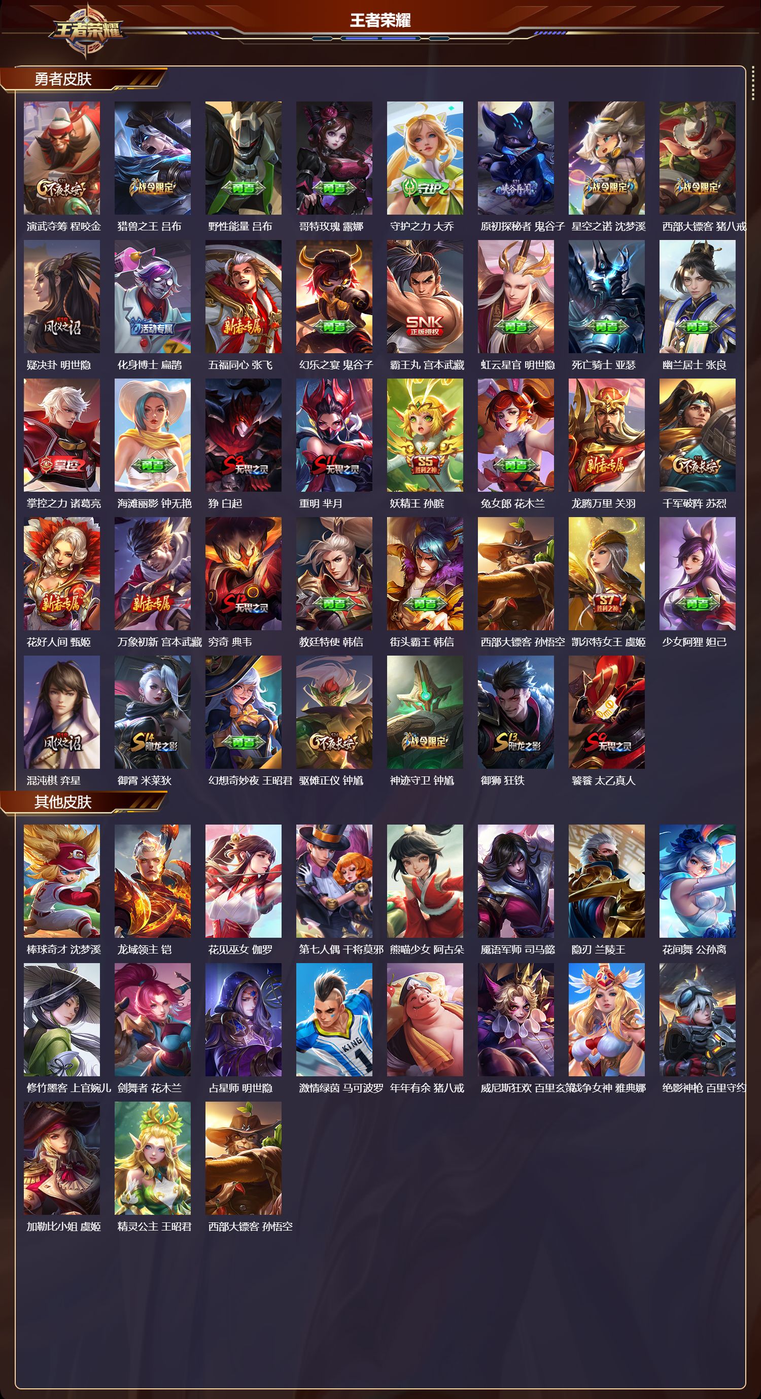 WZMK4322618王者荣耀账号详情图2