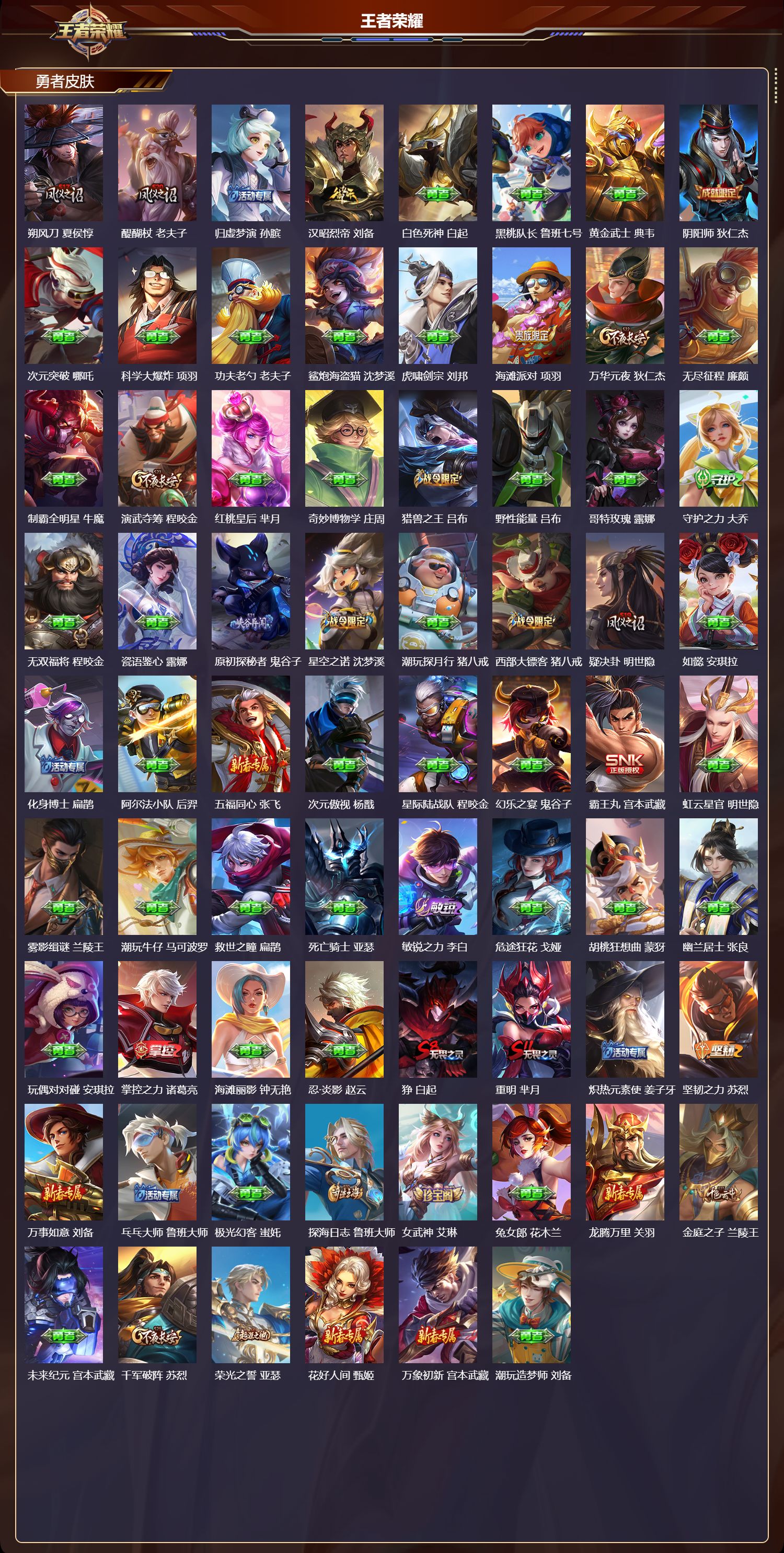 WZQM4323252王者荣耀账号详情图3