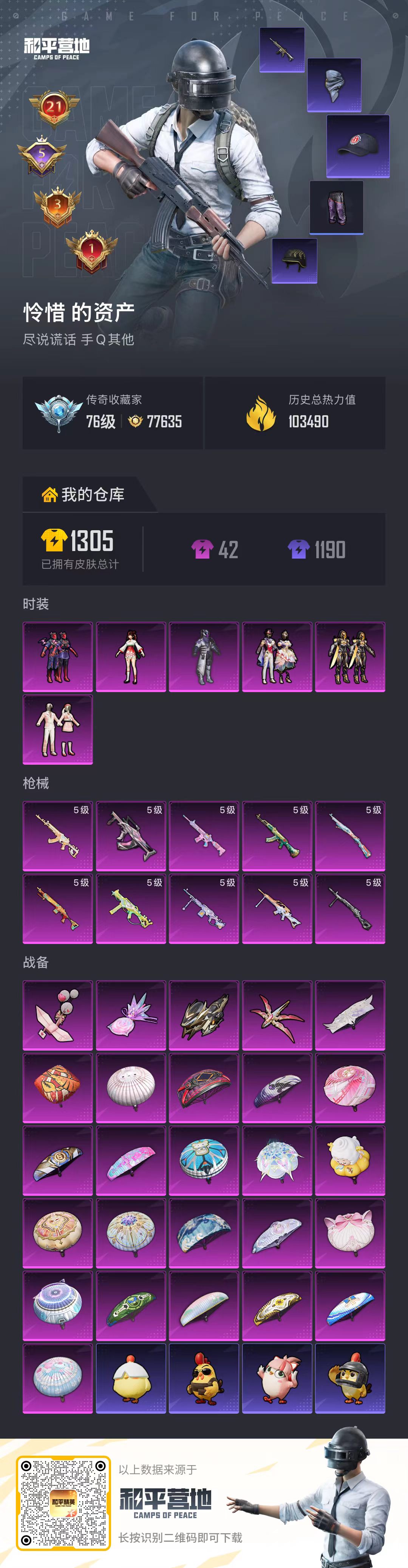 HPCMW4193451和平精英账号详情图1