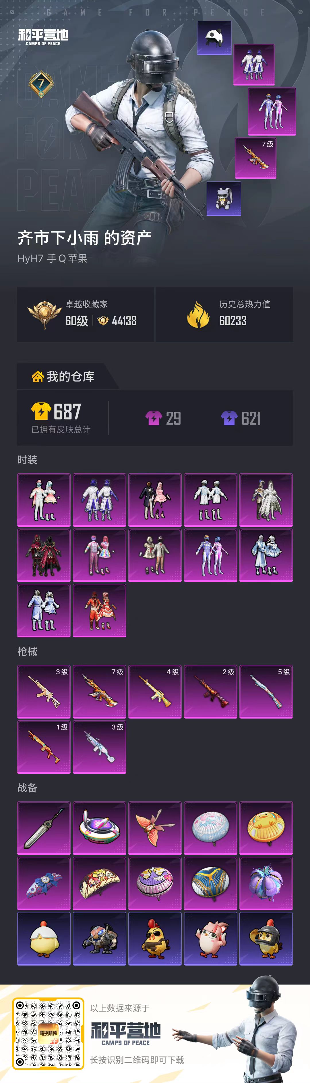 HPCMW4196096和平精英账号详情图4