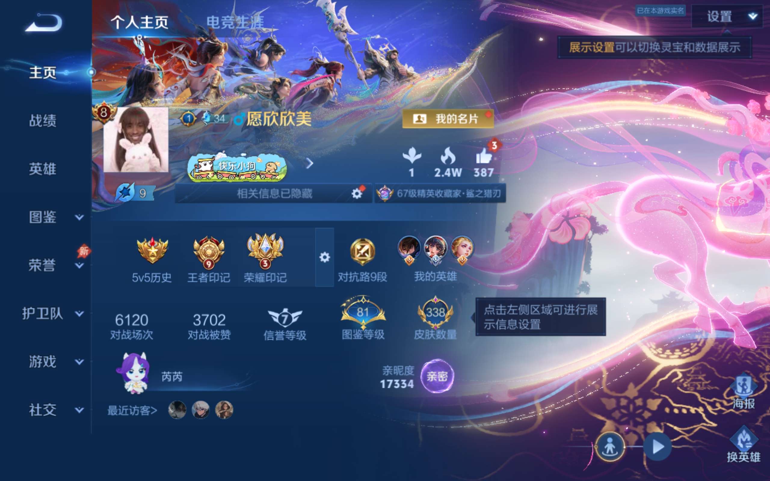WZCMW4342579王者荣耀账号详情图1