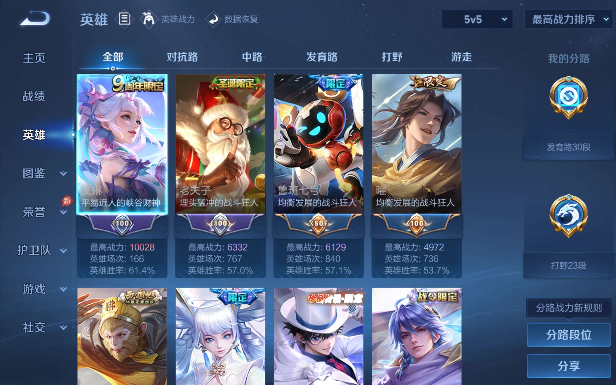 WZCMW4342589王者荣耀账号详情图2